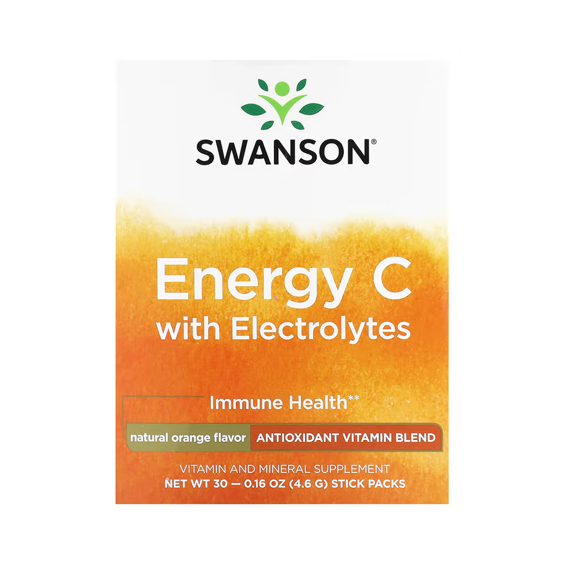 Swanson Energy C with Electrolytes - 30 packs Orange 2023-10-5712