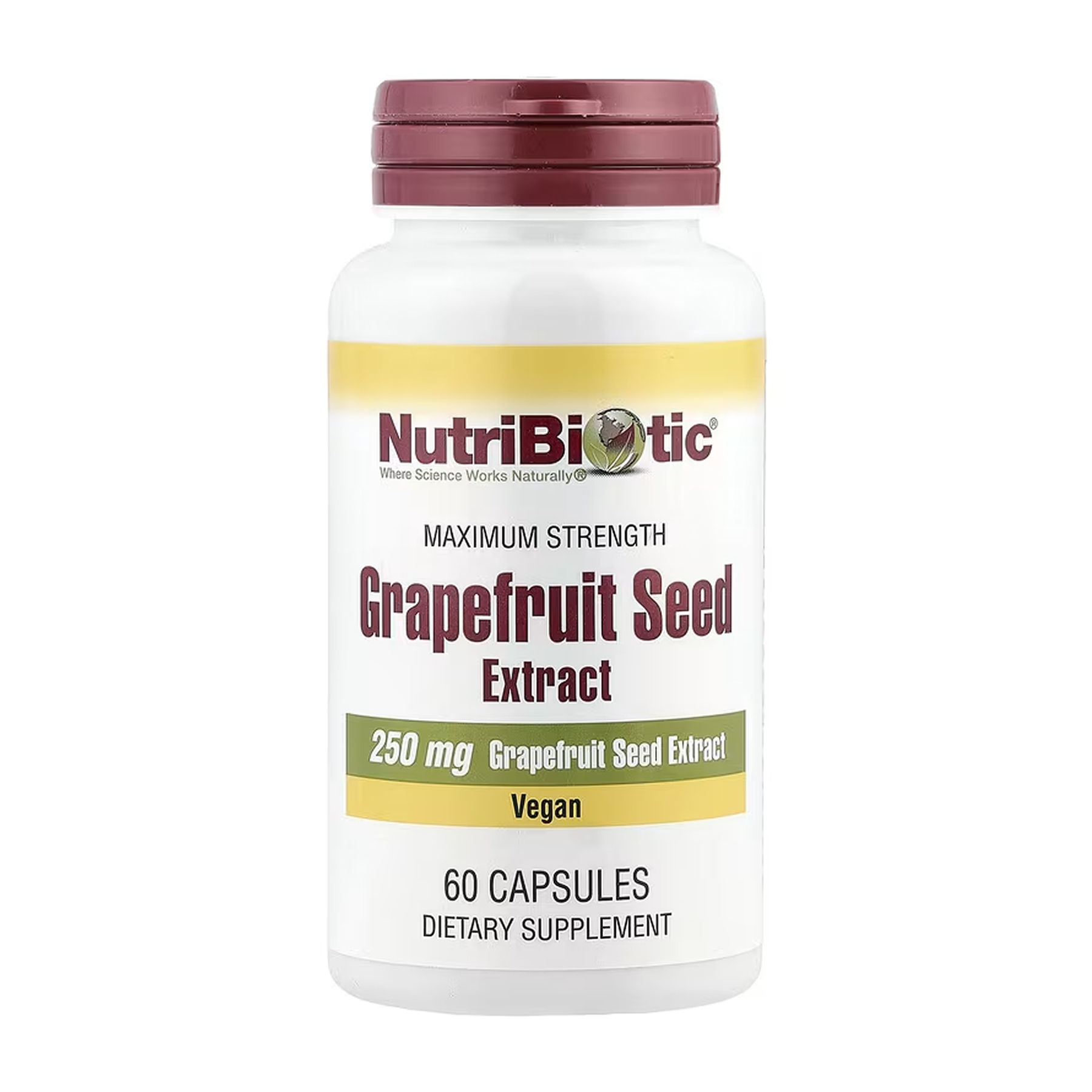 Nutribiotic Grapefruit Seed Extract 250mg - 60 caps 2023-10-5472