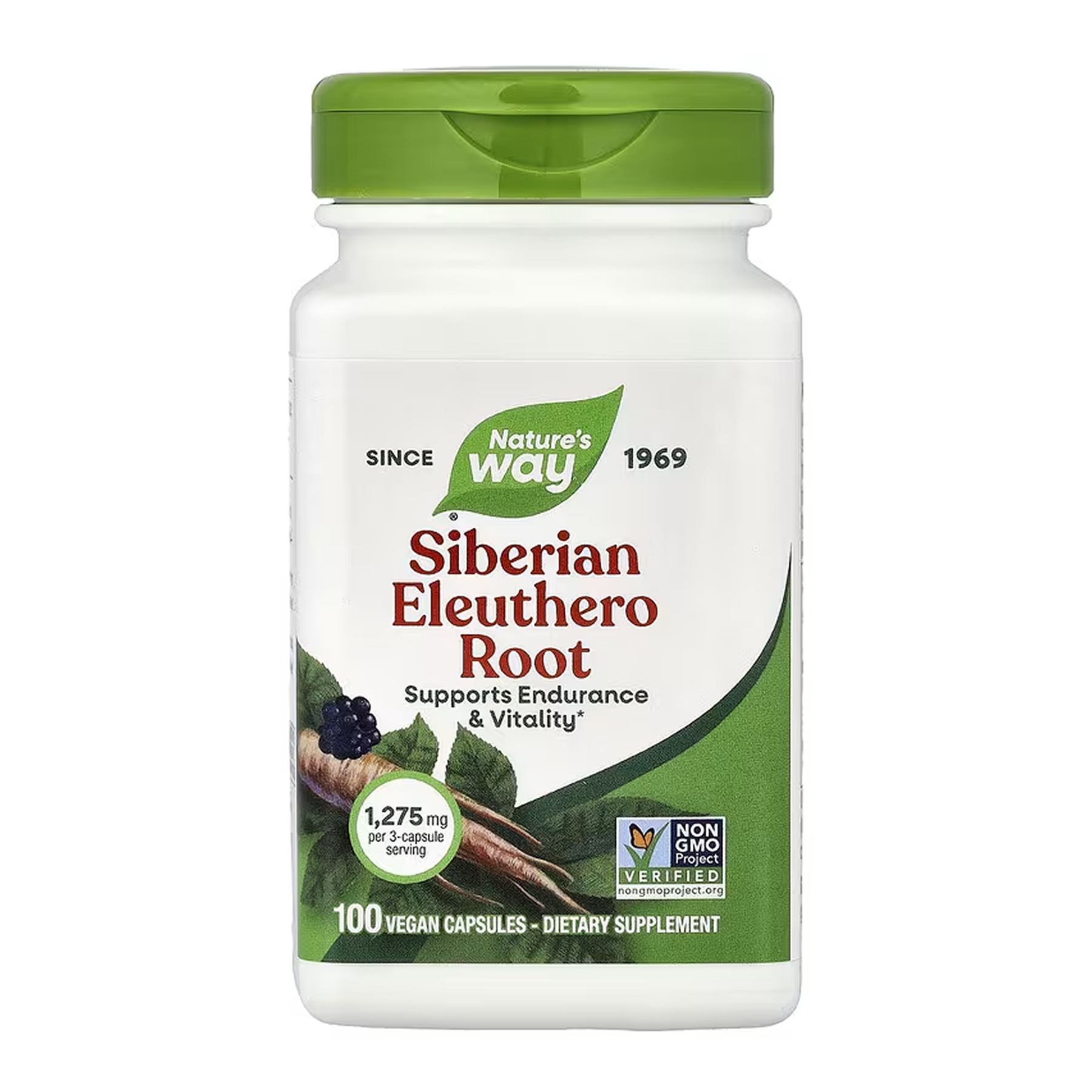 Nature's Way Siberian Eleuthero - 100 vcaps 2023-10-6411