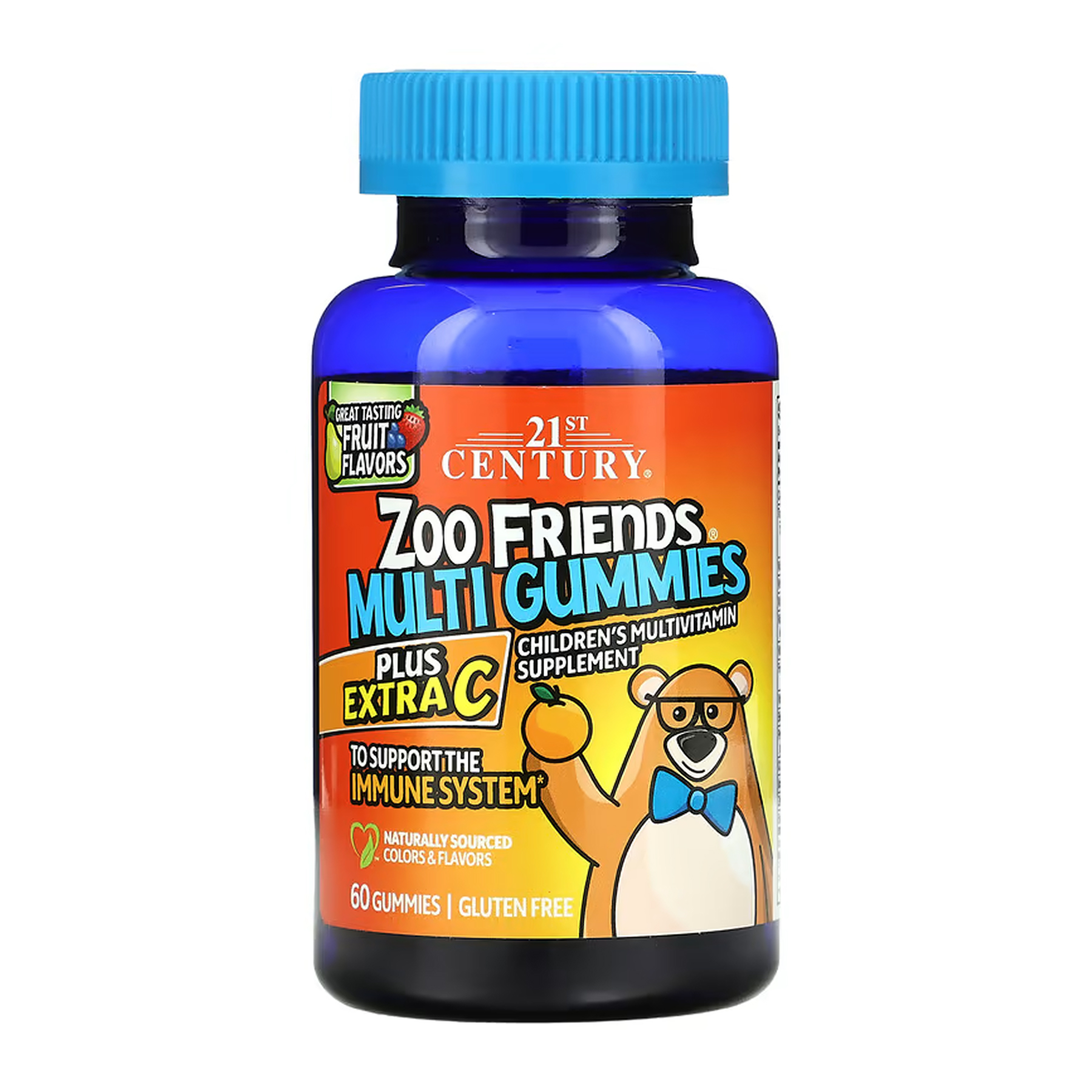 21st Century Zoo Friends Multi Gummies Plus Extra C - 60 gummies 2023-10-7121