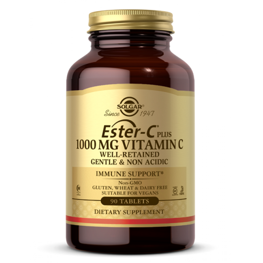 Solgar Ester-C Plus Veg 1000mg - 90 tabs 100-99-8195113-20