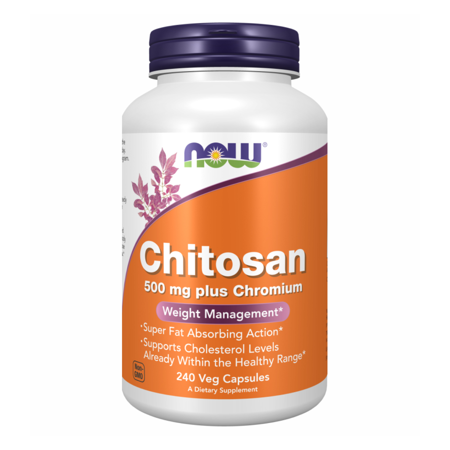 Now Foods Chitosan Plus 500mg - 240 vcaps 2022-10-2392