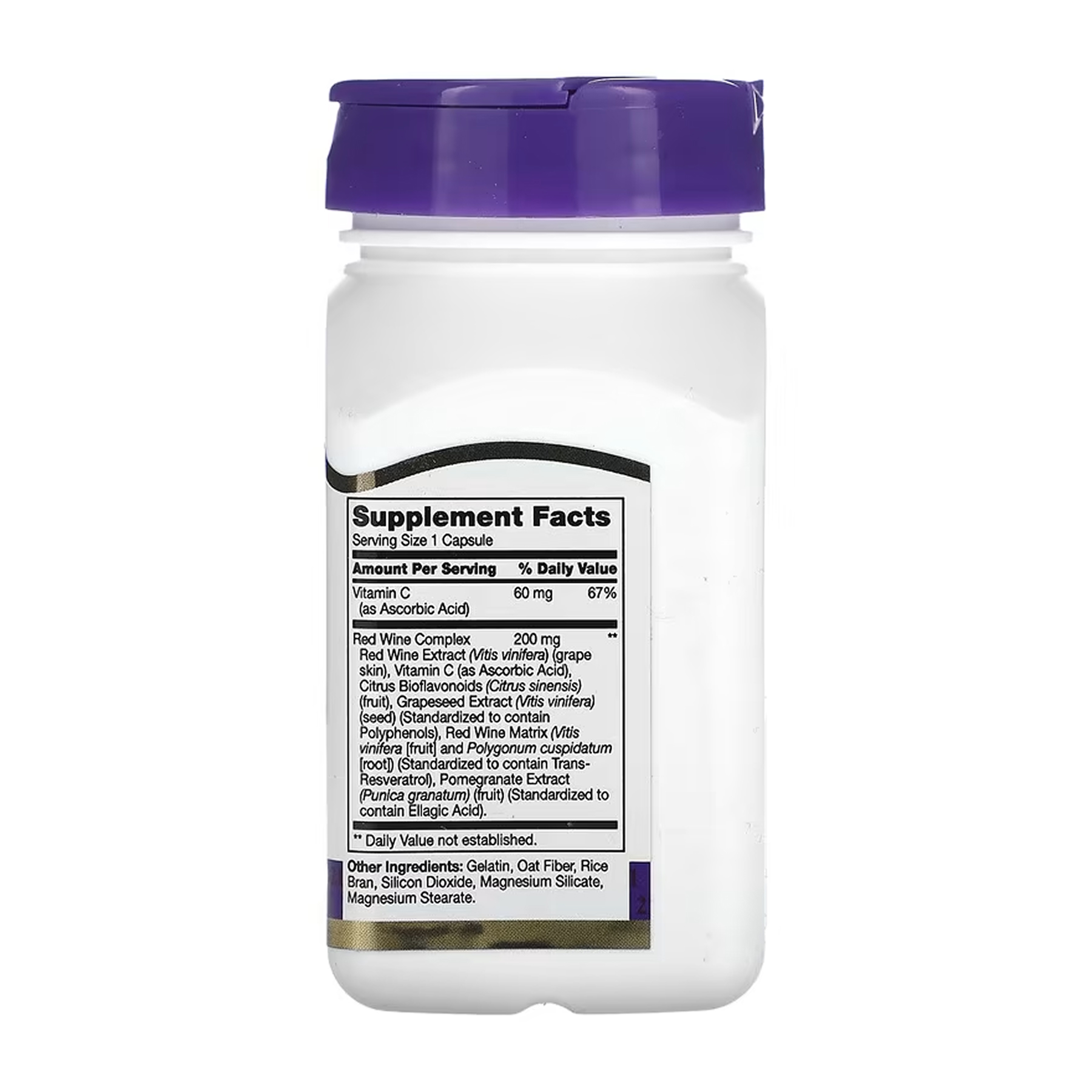21st Century Resveratrol Red Wine Extract - 90 caps 2023-10-7071