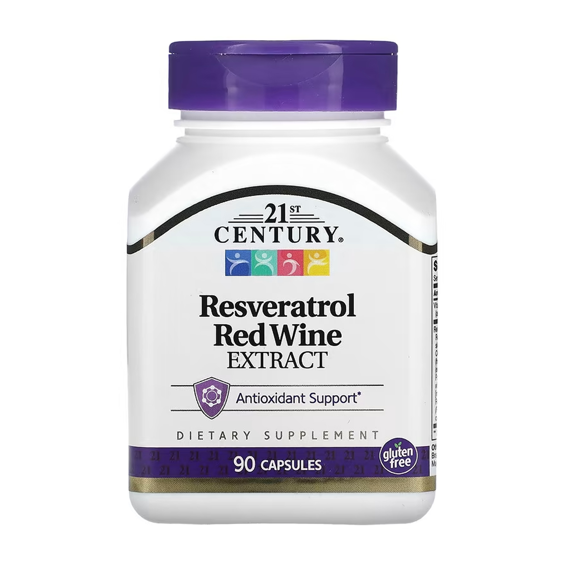 21st Century Resveratrol Red Wine Extract - 90 caps 2023-10-7071