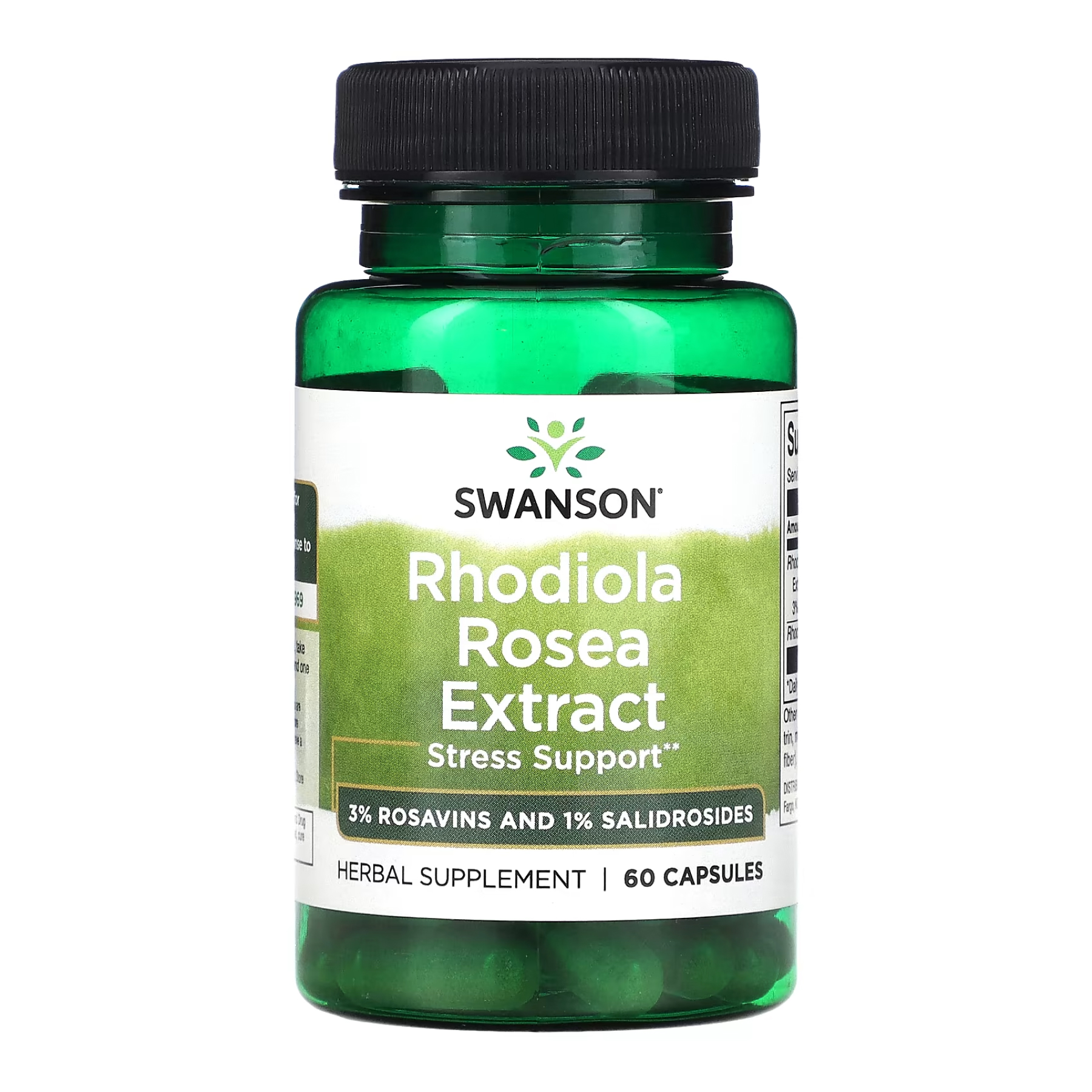 Swanson Rhodiola Rosea Extract - 60 caps 2023-10-4057
