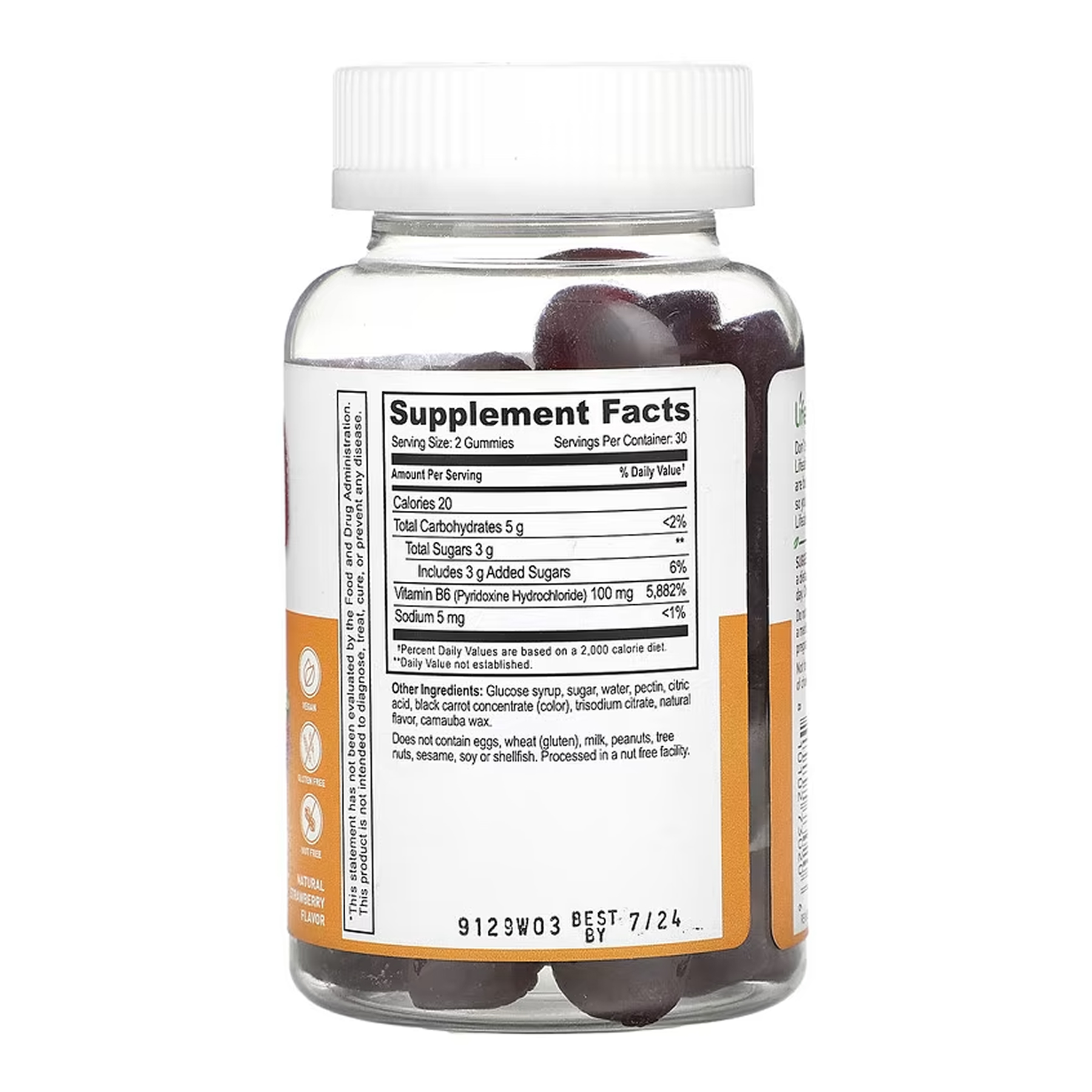 Lifeable Vitamin B6 Adult - 60 gummies 2023-10-7260