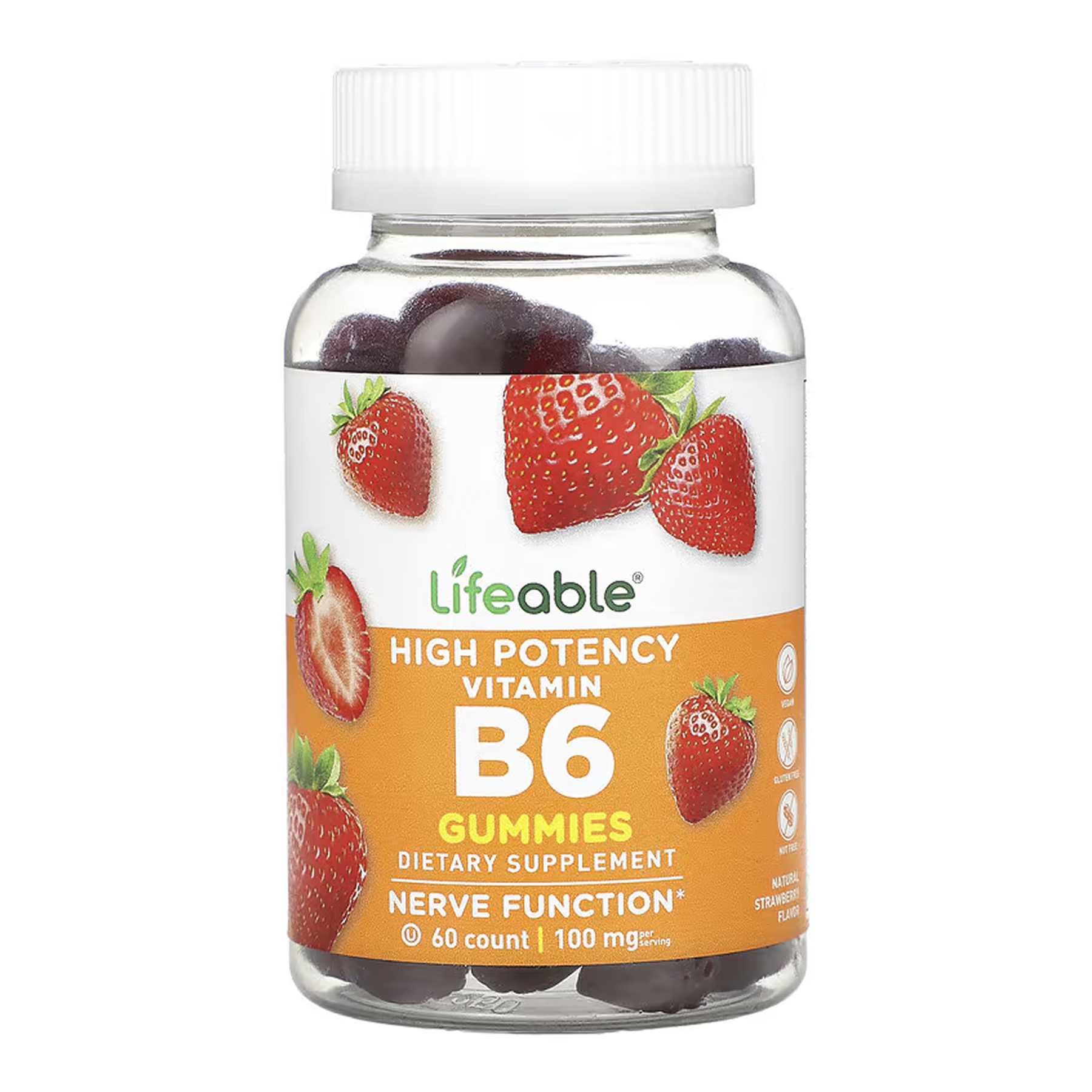 Lifeable Vitamin B6 Adult - 60 gummies 2023-10-7260