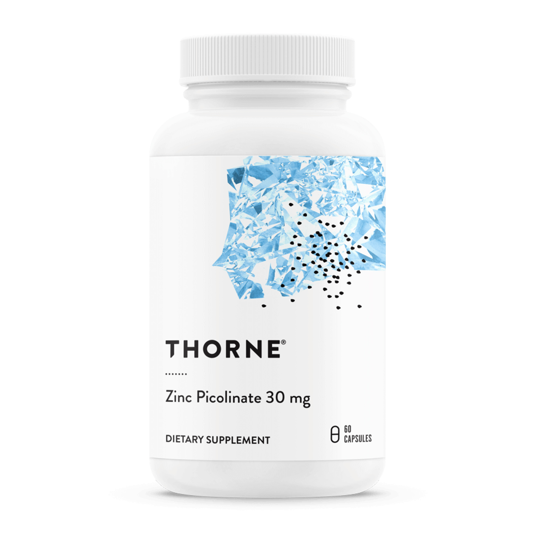 Thorne Zinc Picolinate 30 mg - 60 caps 2023-10-3063