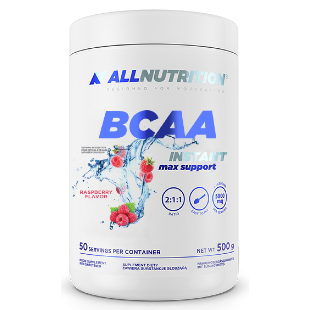 Allnutrition BCAA Max Support Instant - 500g Raspberry 100-17-1709423-20