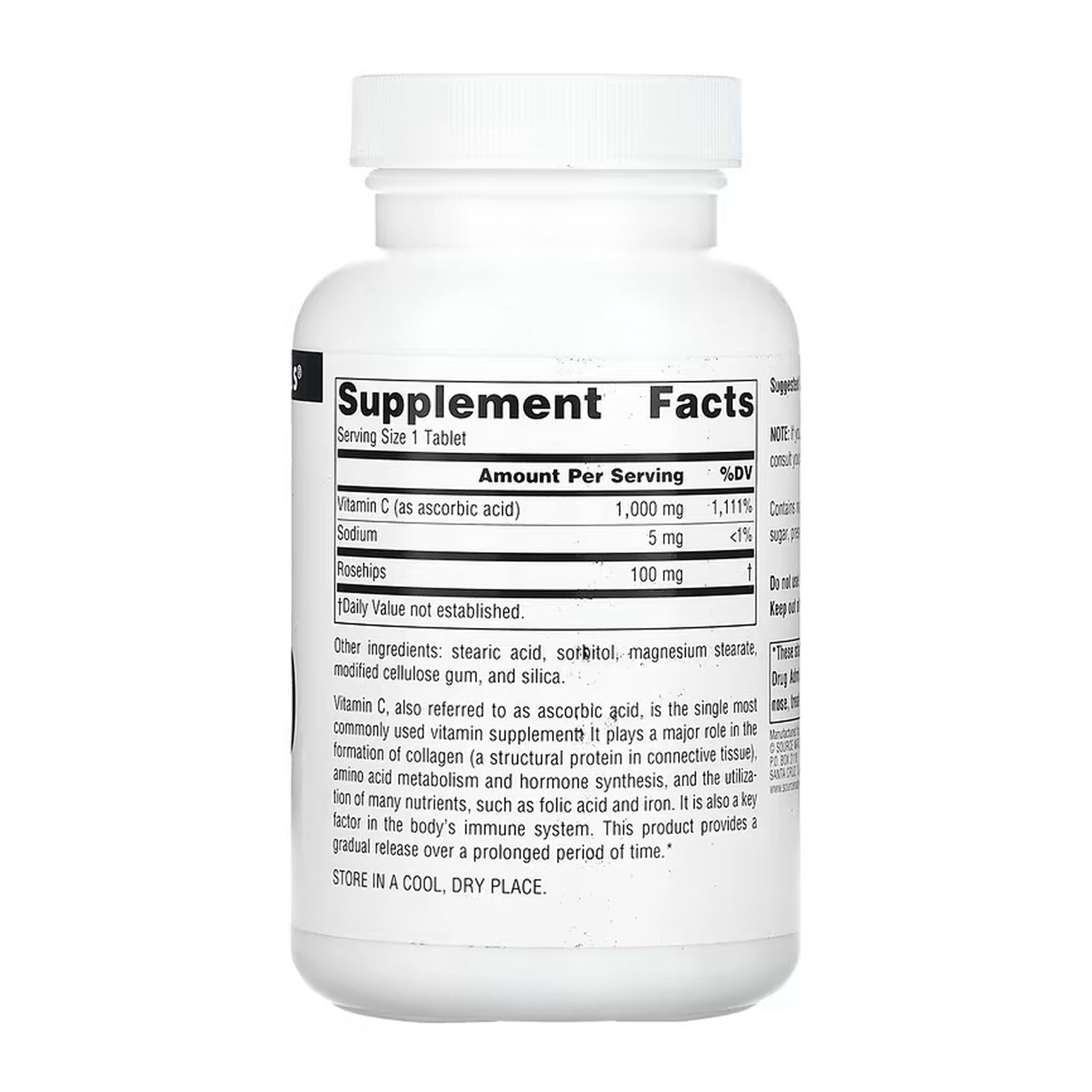 Source Naturals C-1000 1000 mg - 100 tabs 2023-10-6137