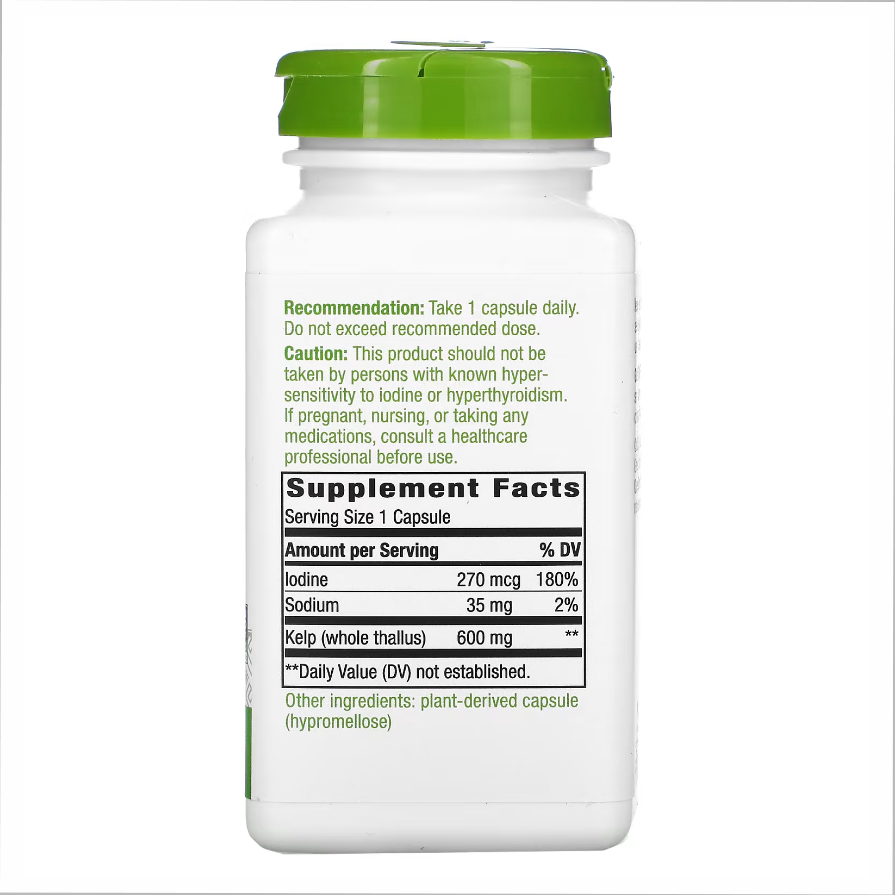 Nature's Way Kelp - 180 vcaps 2022-10-1086