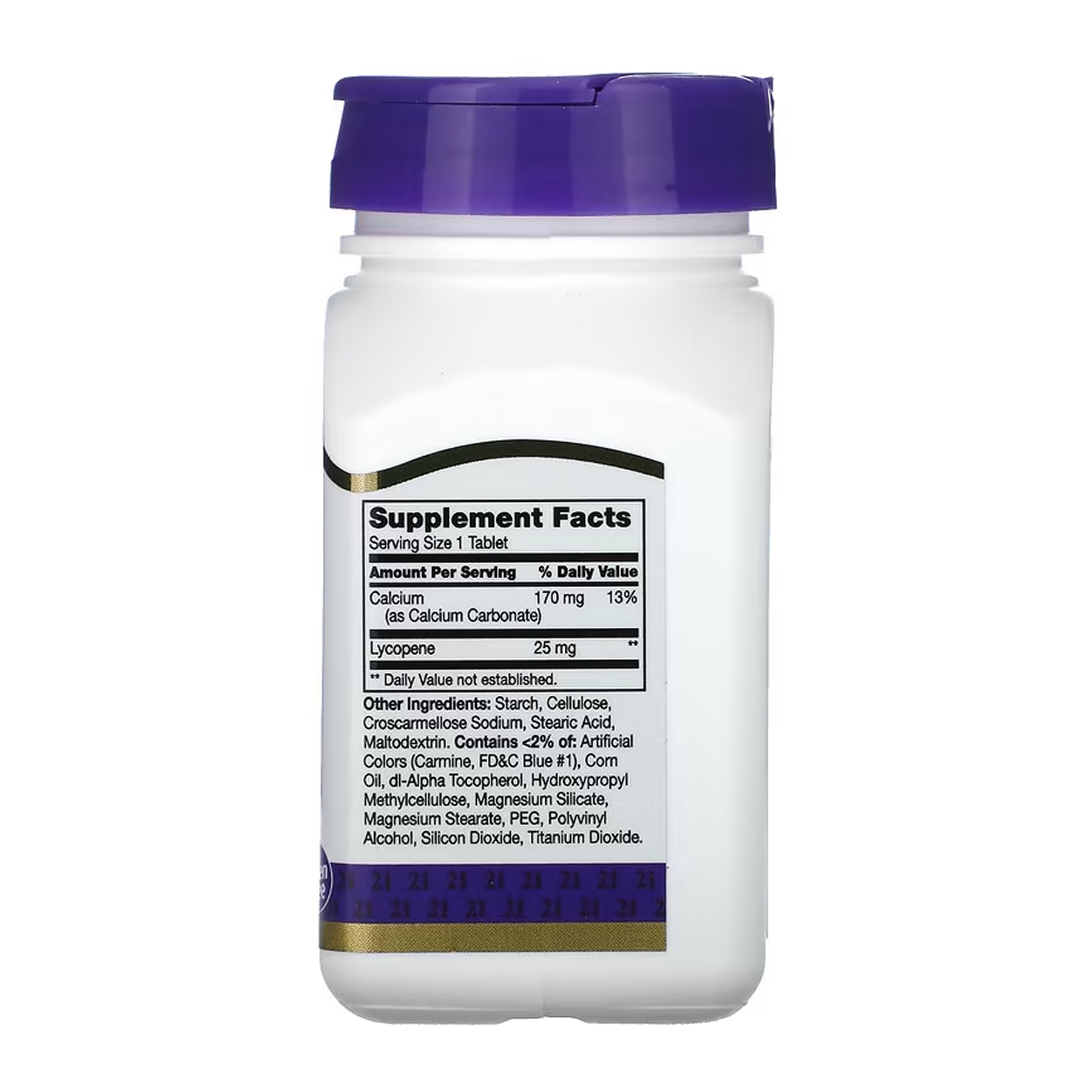 21st Century Lycopene 25 mg - 60 tabs 2023-10-7137