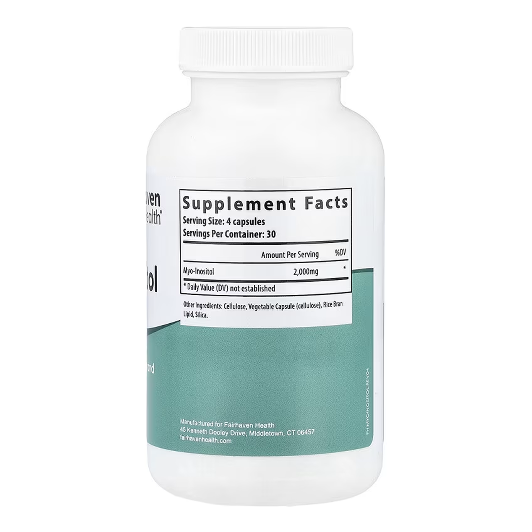 Fairhaven Health Myo-Inositol - 120 caps (Затерта дата) 2023-10-7918