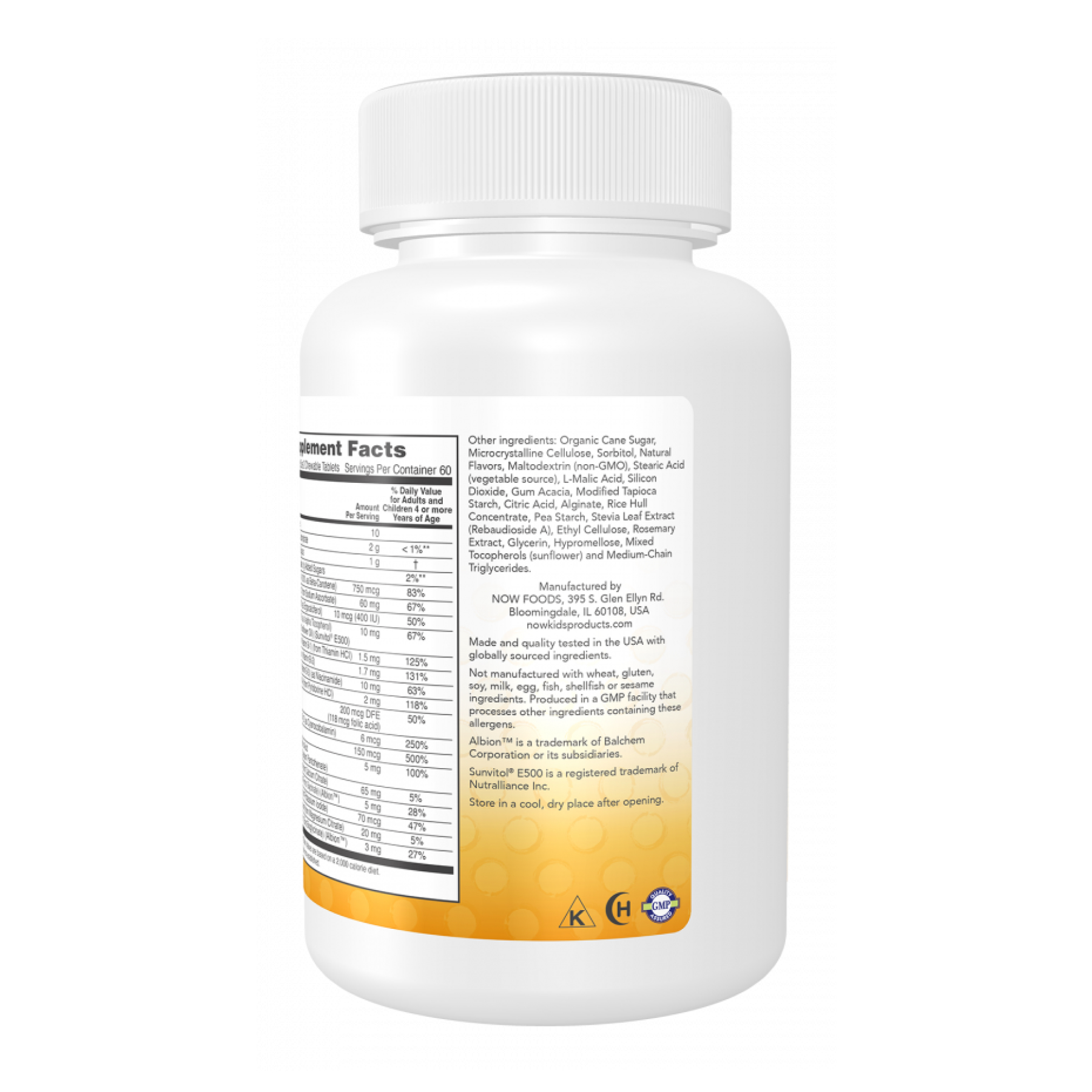 Now Foods Kid Vits™ - 120 tabs Berry Lemonade 2022-10-0112