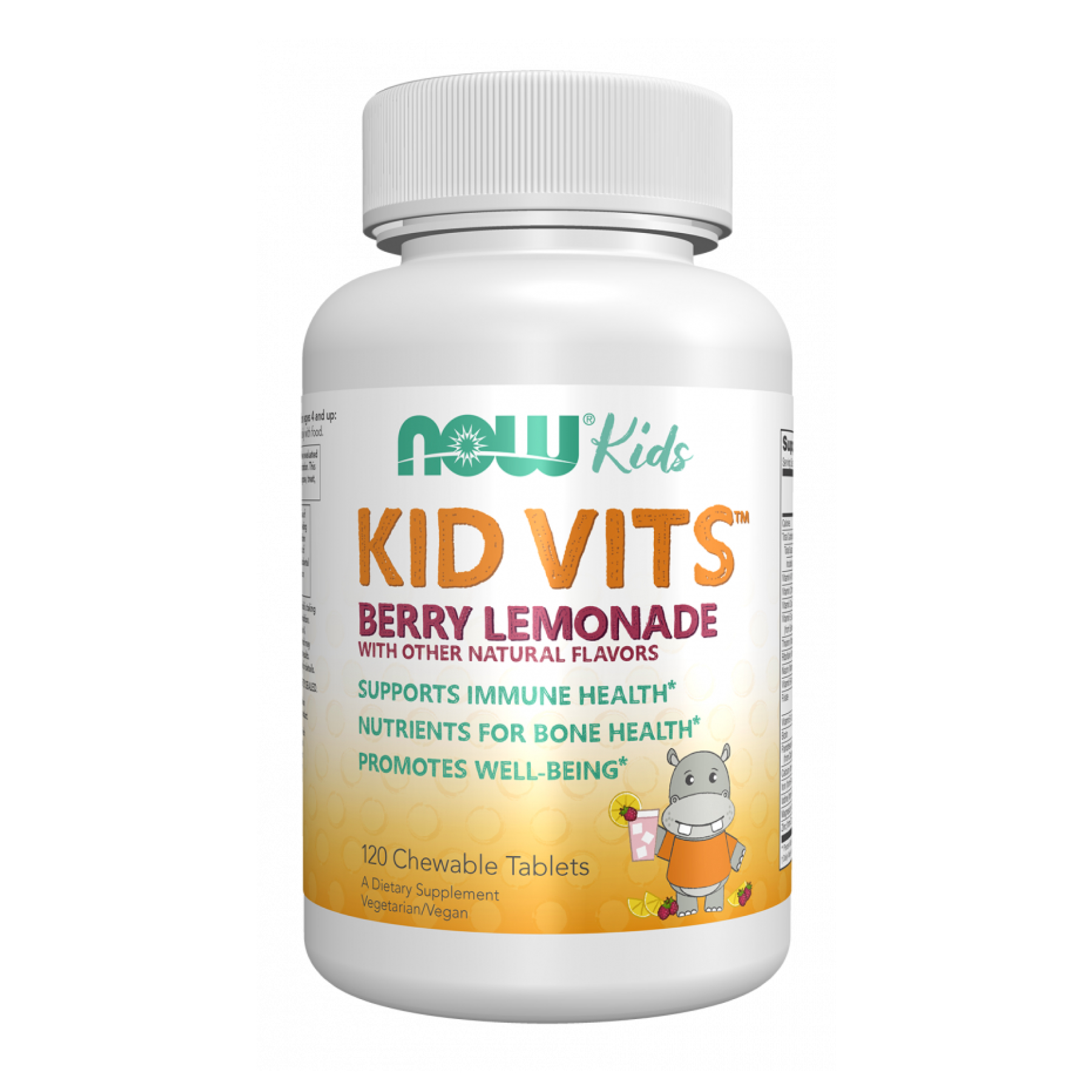Now Foods Kid Vits™ - 120 tabs Berry Lemonade 2022-10-0112