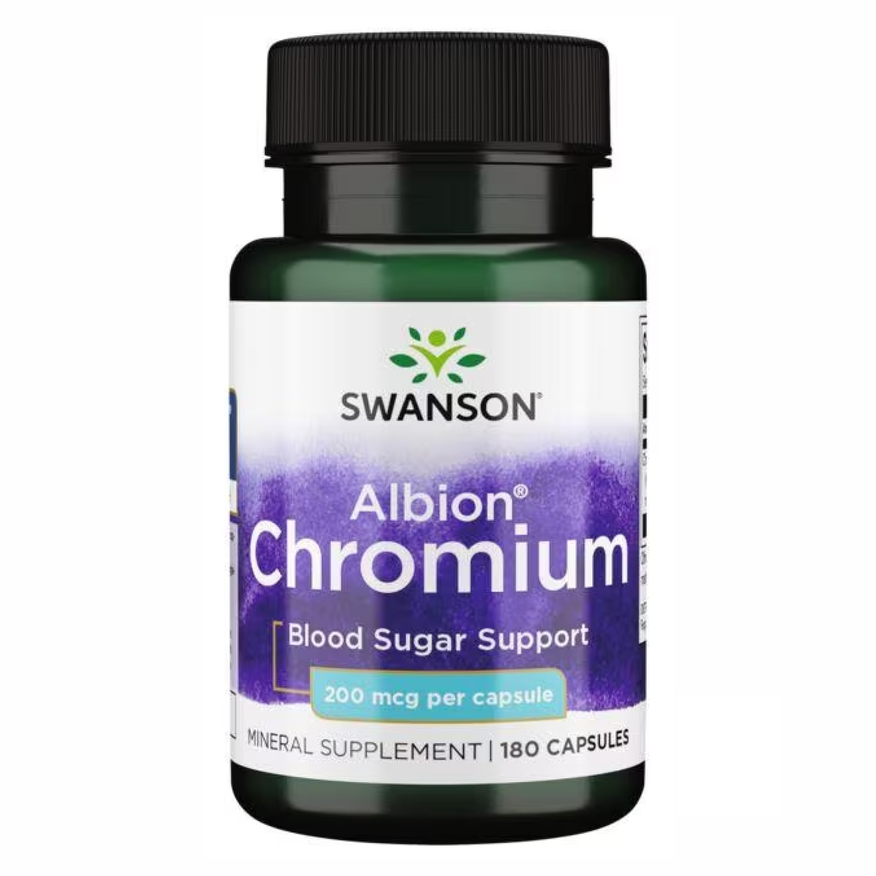 Swanson Chelated Chromium 200mcg - 180caps 100-59-2718361-20