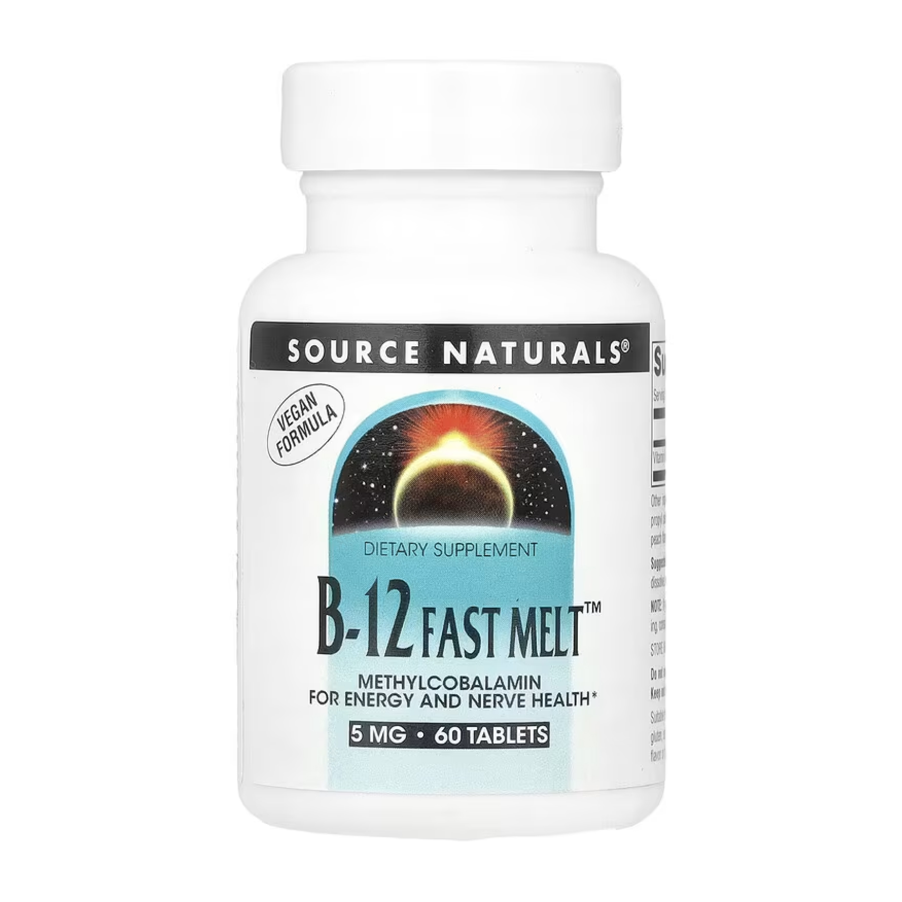 Source Naturals Vitamin B-12 5mg - 60 tabs 2023-10-5300