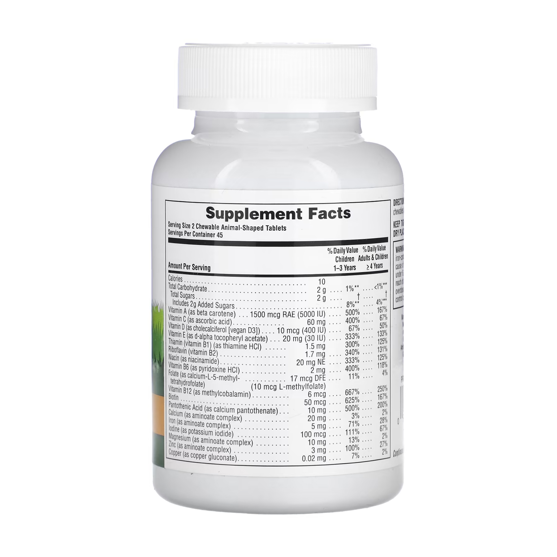 Nature's Plus Animal Parade - 90 tabs Orange 2023-10-3240