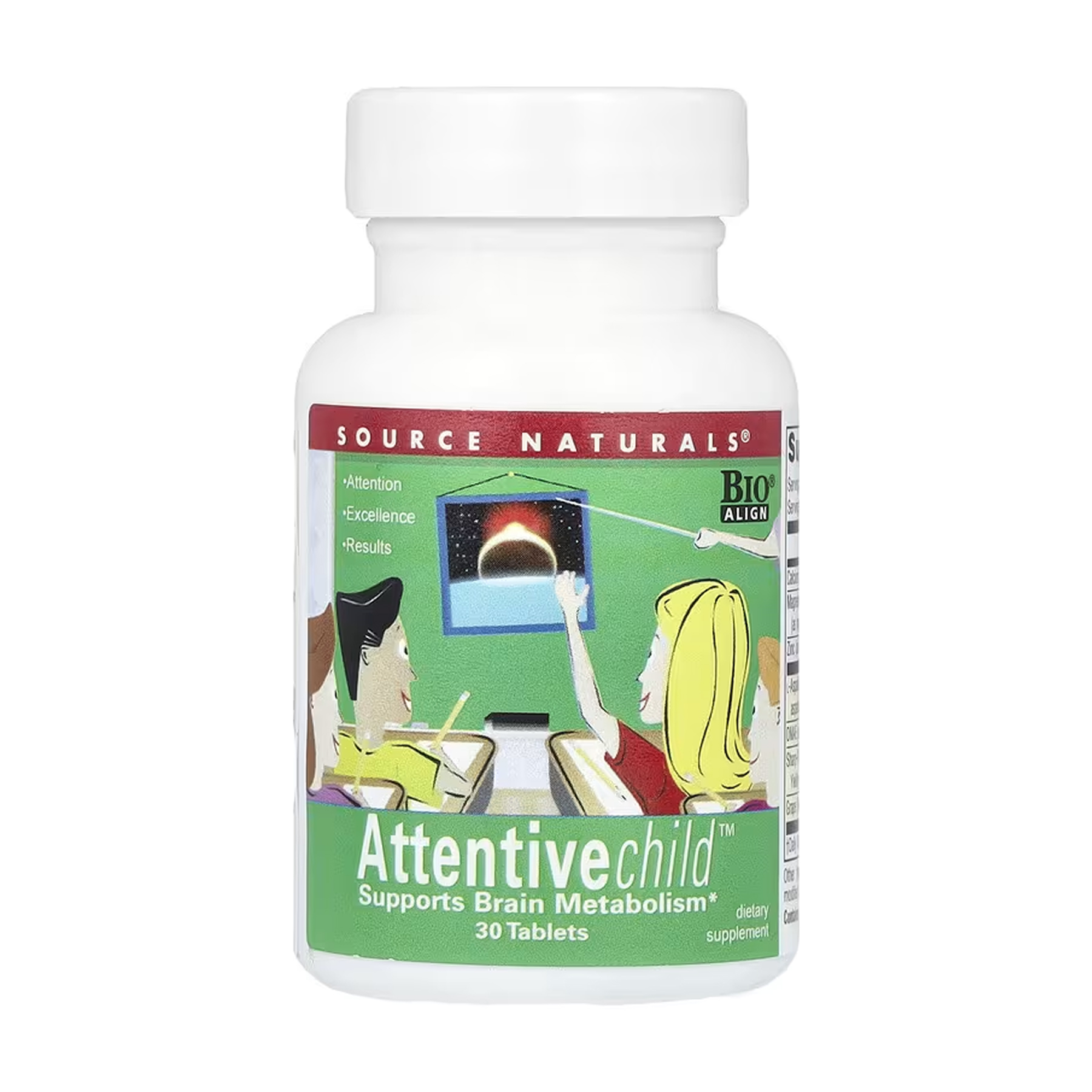Source Naturals Attentive Child™- 30 tabs 2023-10-6610