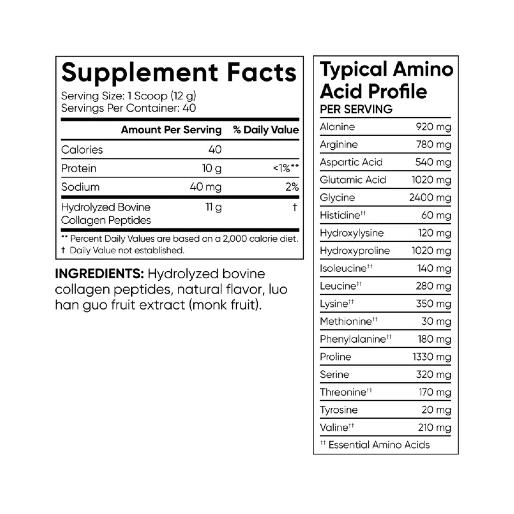 Sport Research Collagen Peptides - 480g Vanilla Bean 2023-10-4393
