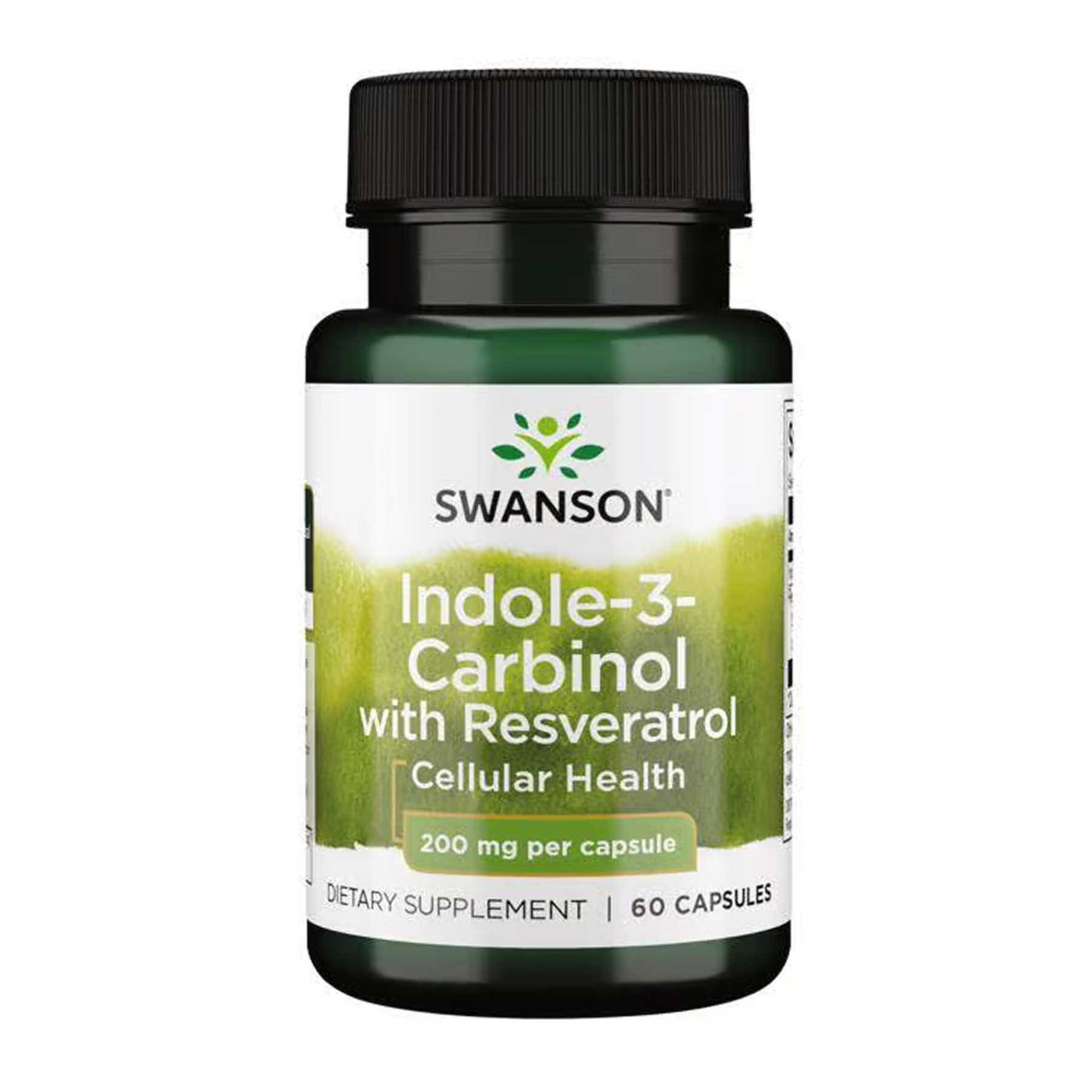 Swanson Indole-3-Carbinol with Resveratrol 200mg - 60 caps 2023-10-5714