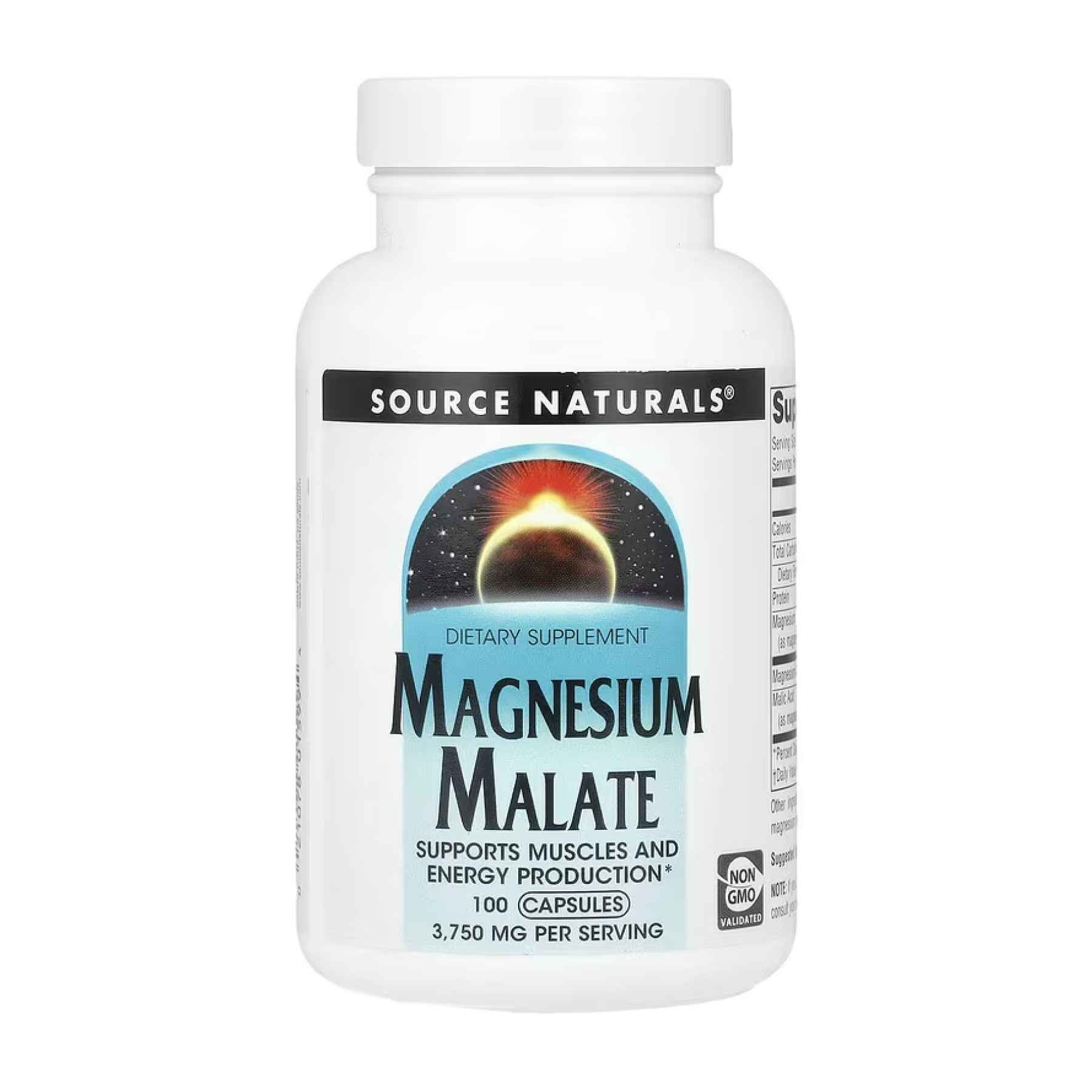 Source Naturals Magnesium Malate 625mg - 100 caps 2023-10-4626