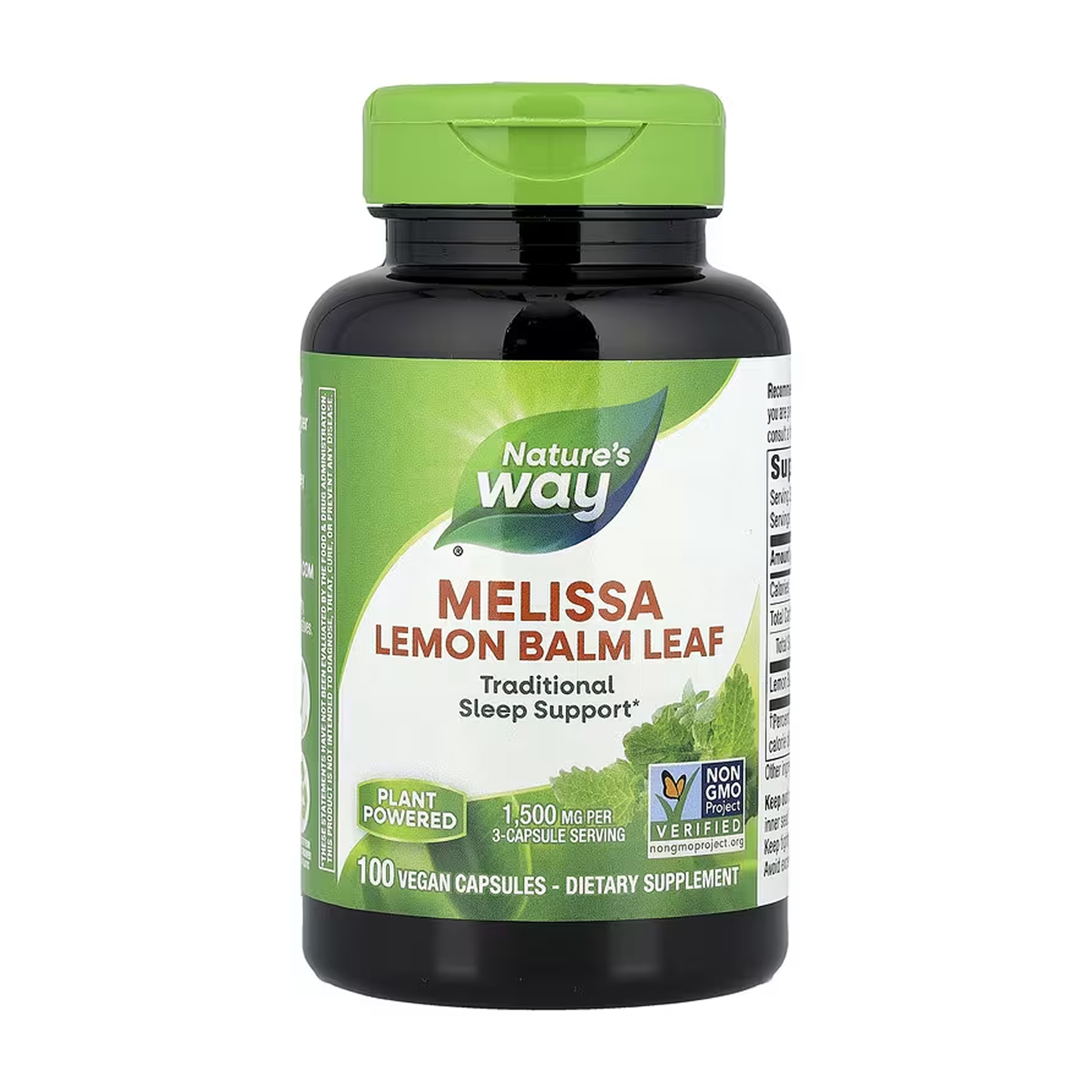 Nature's Way Melissa Lemon Balm Leaf - 100 vcaps 2023-10-6413