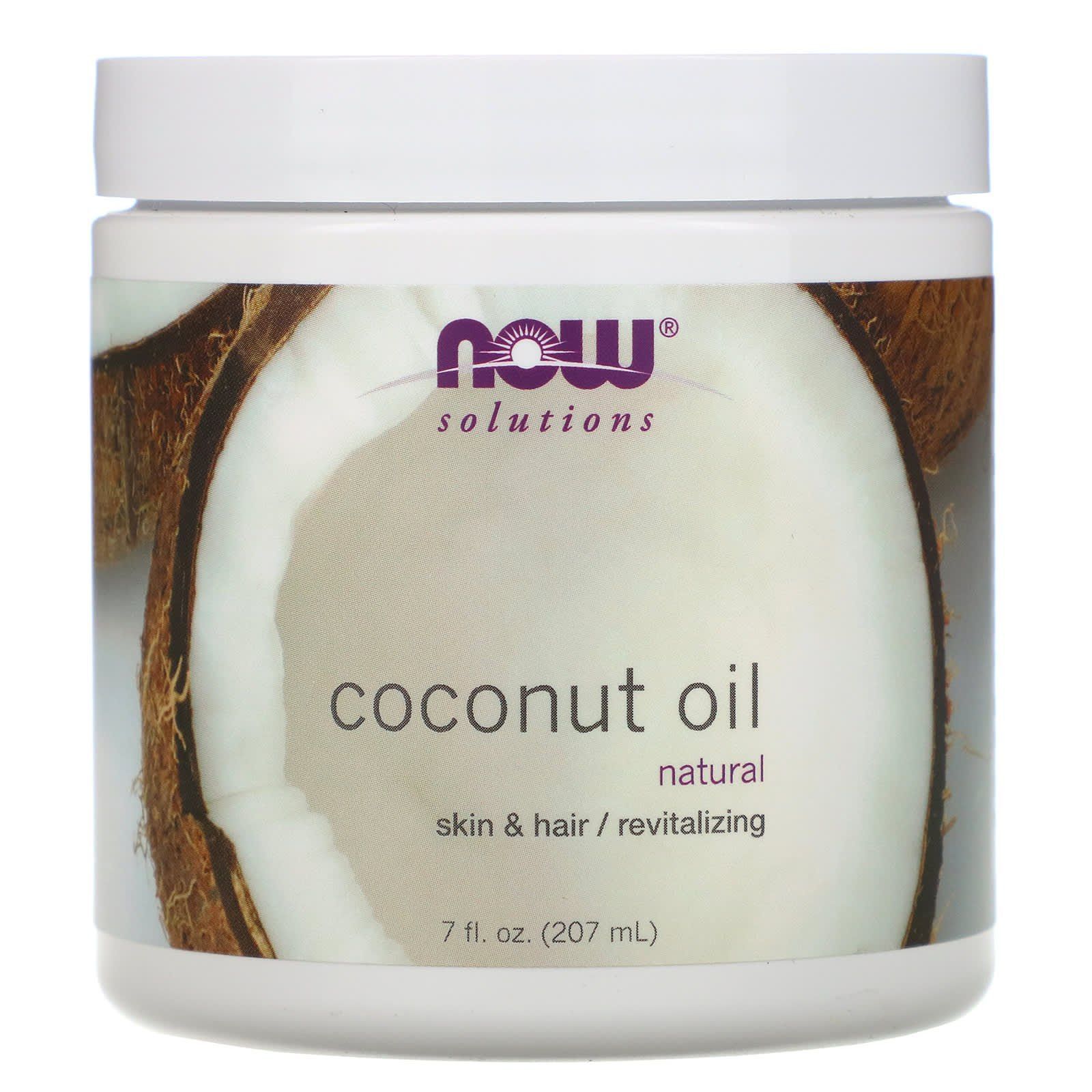 Now Foods Coconut Oil - 207 ml natural 100-81-5668999-20
