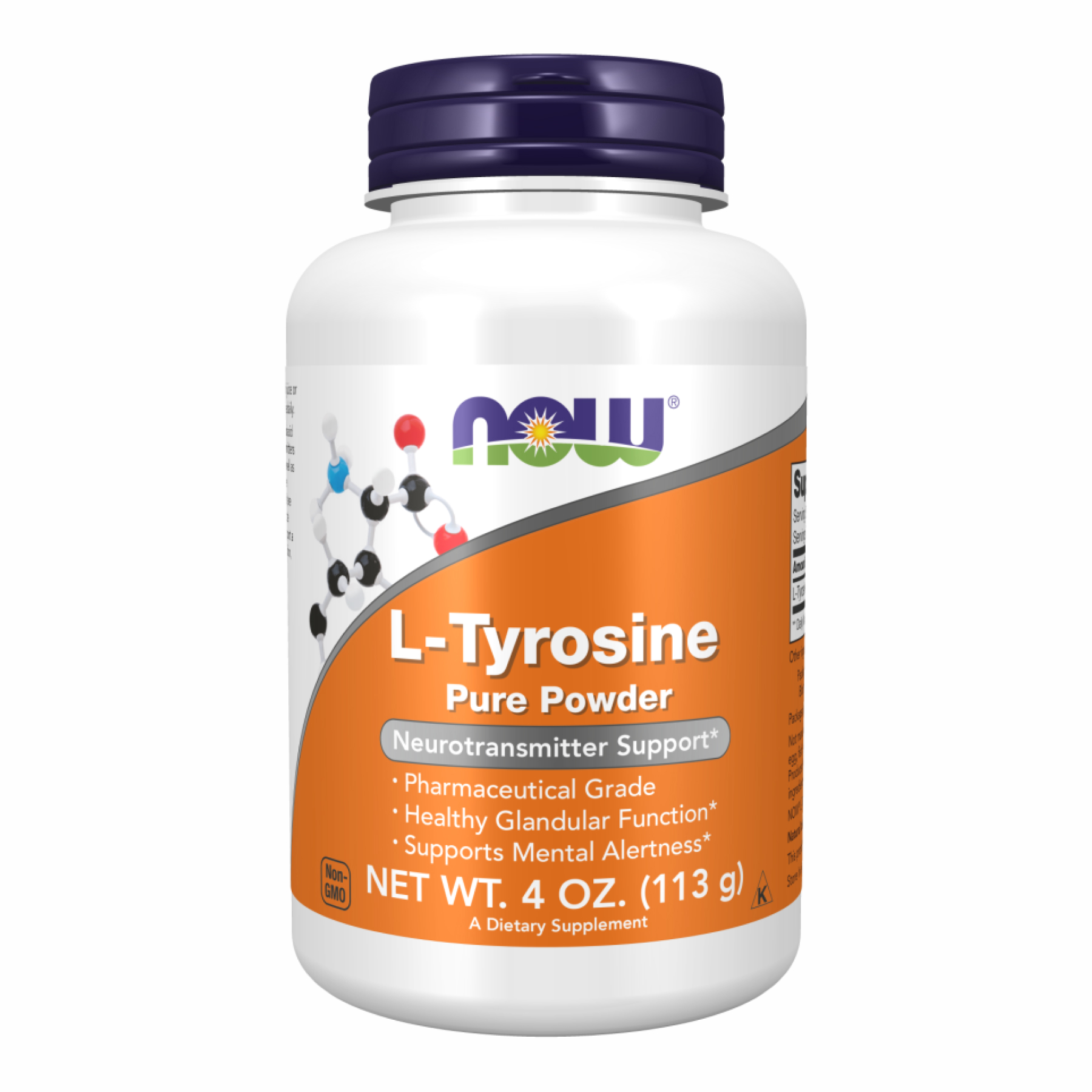 Now Foods L-Tyrosine Powder - 113g 2022-10-2555