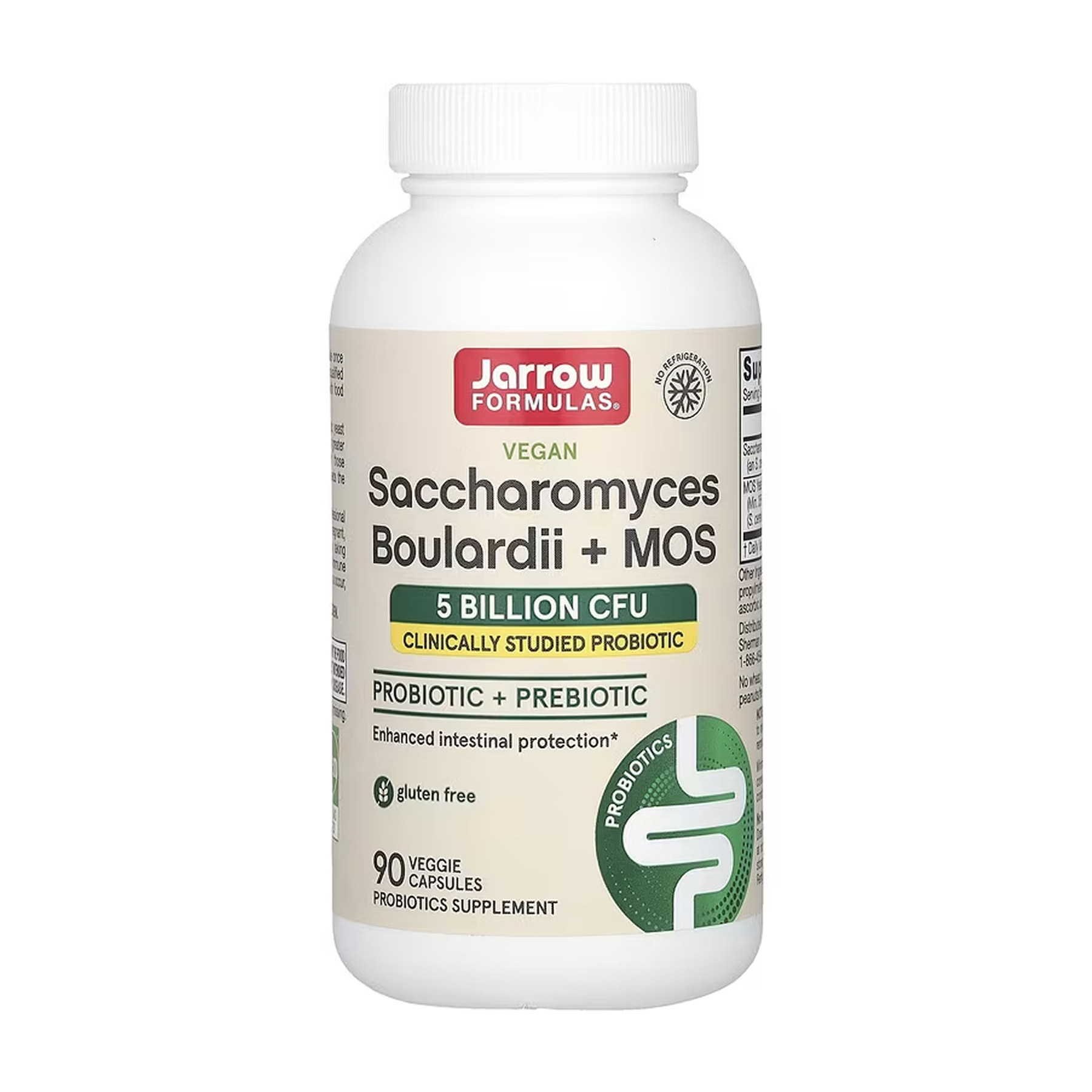 Jarrow Formulas Saccharomyces Boulardii + MOS - 90 caps 2023-10-5560