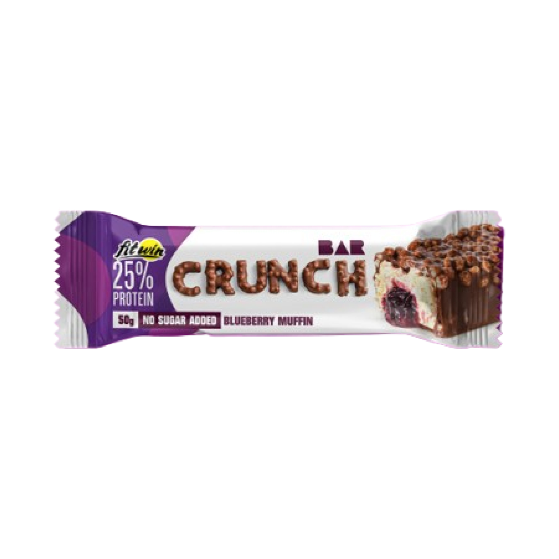 FitWin Crunch Bar - 12x50g Blueberry Muffin 2023-10-4079