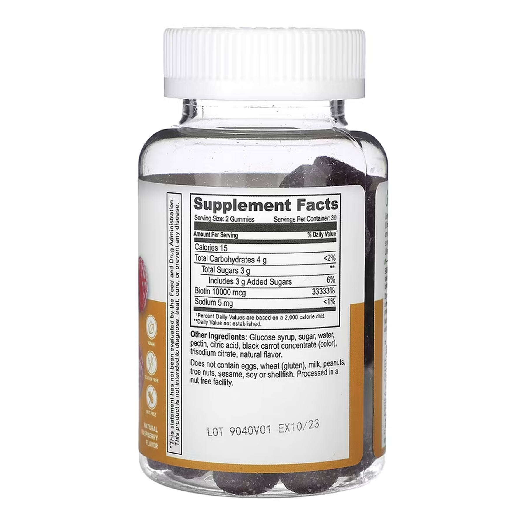 Lifeable Biotin 10,000 mcg - 60 gummies 2023-10-7262