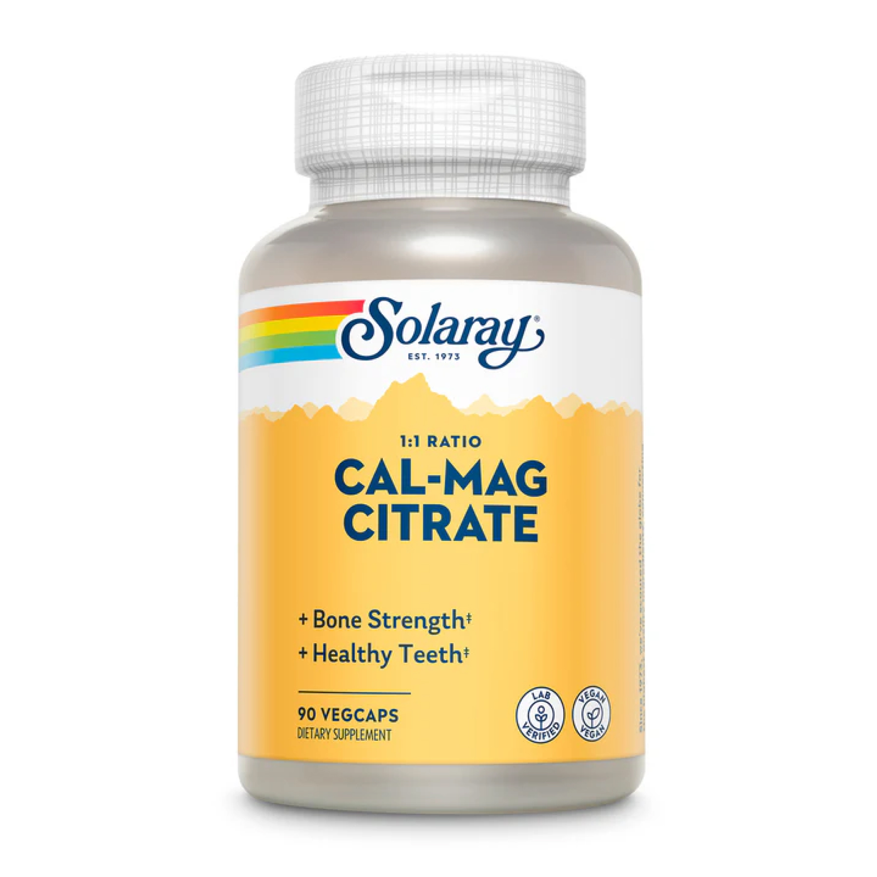 Solaray Calcium & Magnesium Citrate - 90 vcaps 2023-10-2393
