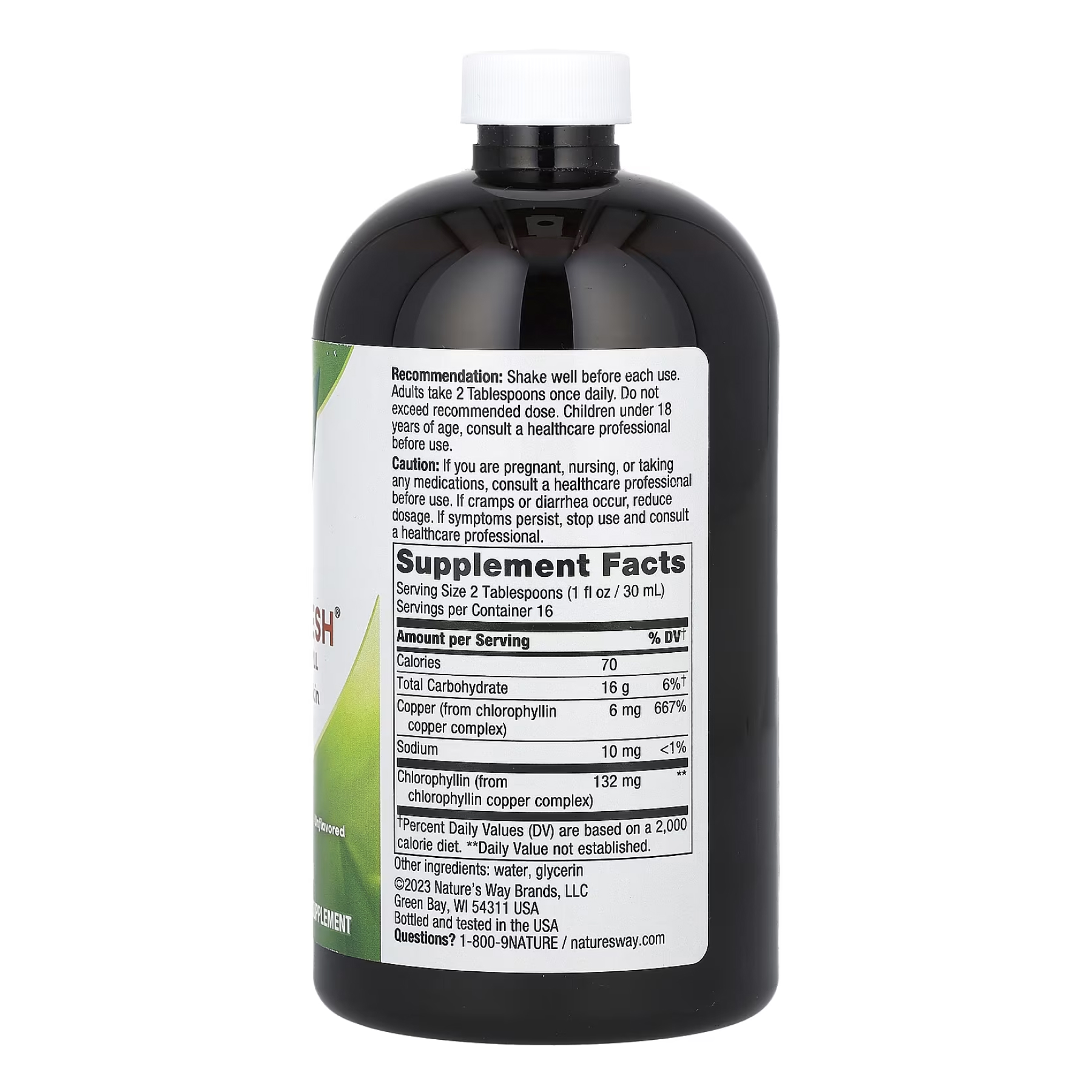 Nature's Way Chlorofresh® Liquid - 16 oz Unflavored 2023-10-2174
