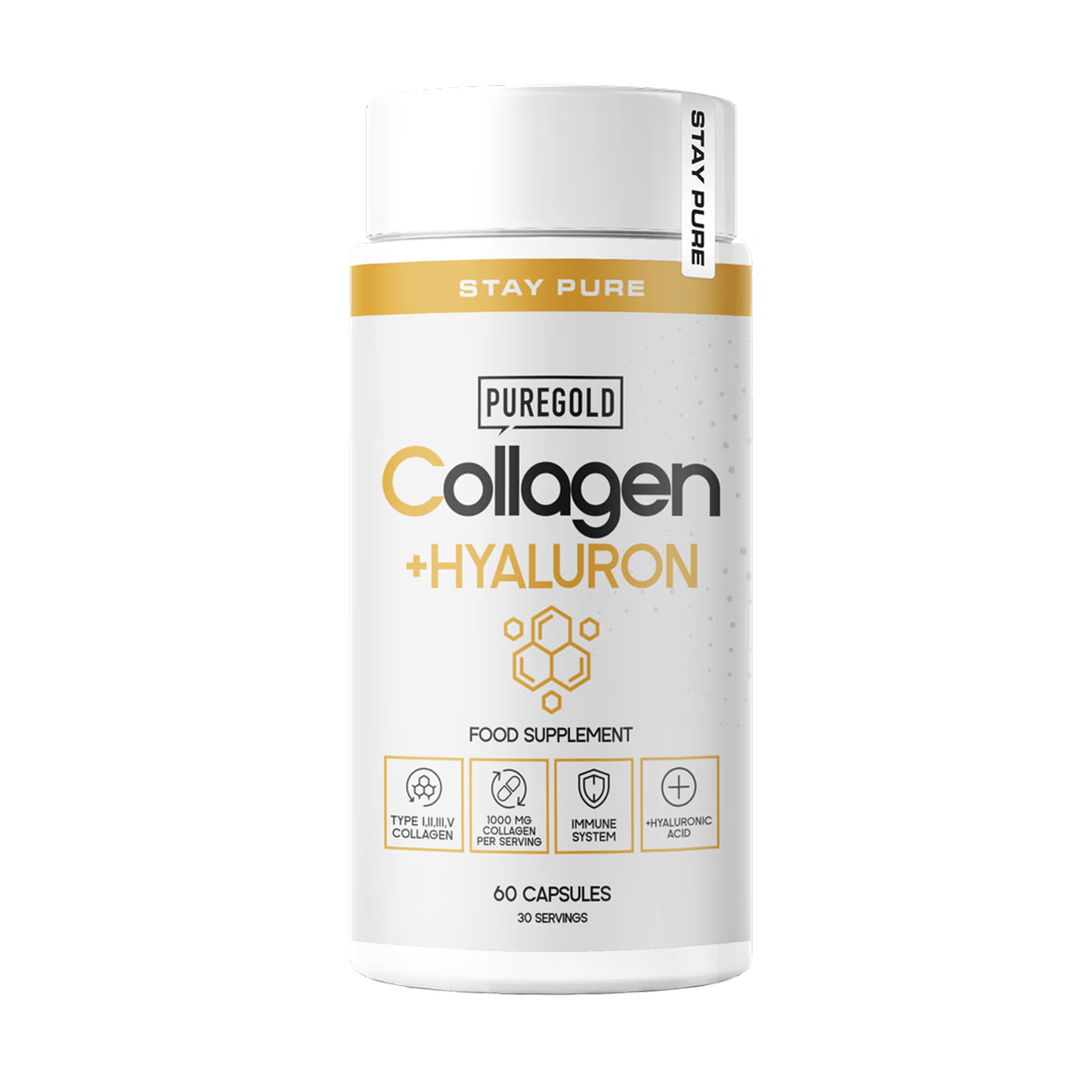 Pure Gold Collagen + Hyaluron - 60 caps 2023-10-5627