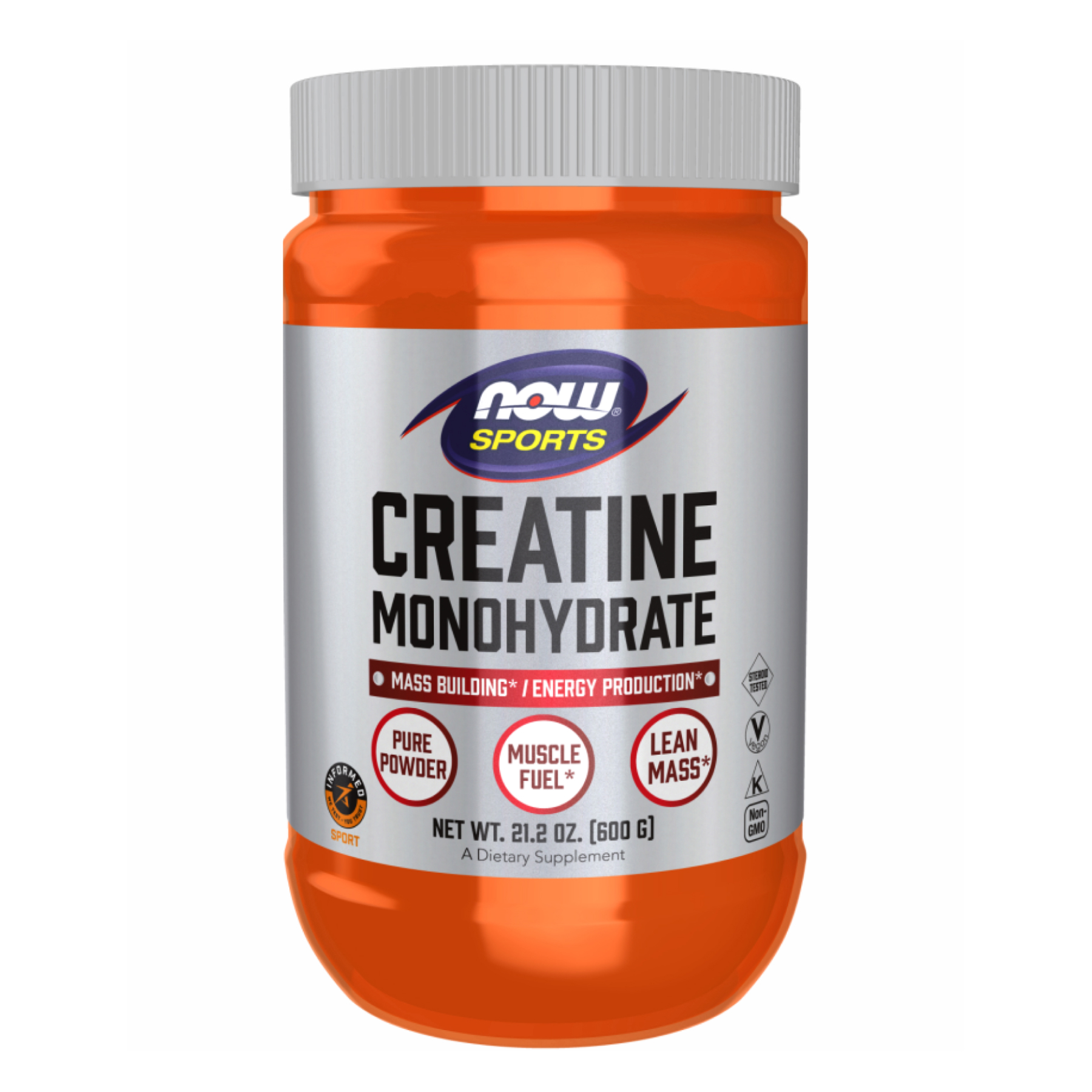 Now Foods Creatine Powder - 600g 2022-10-2394