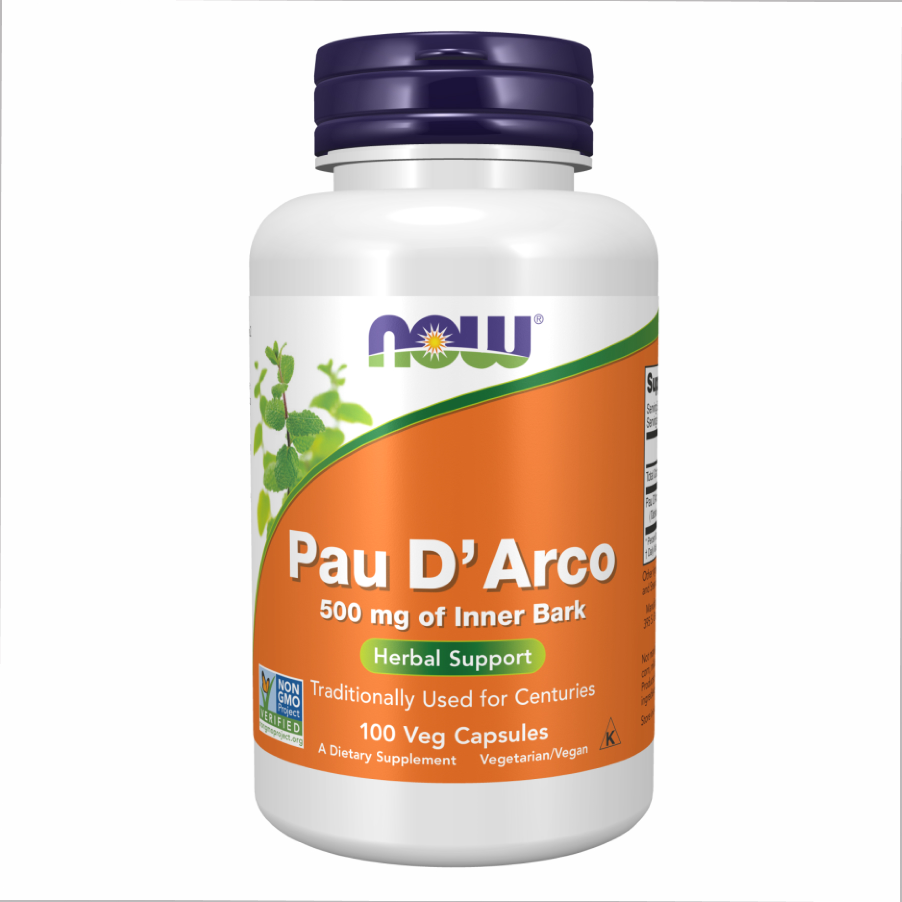 Now Foods Pau D' Arco 500mg - 100 vcaps 2022-10-0973