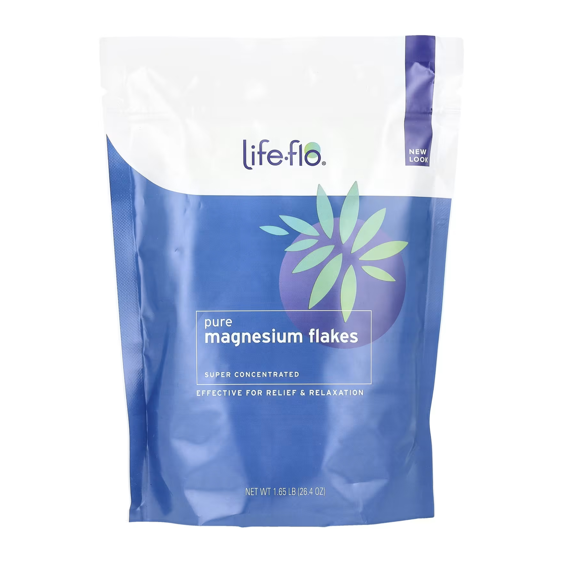 Life-flo Pure Magnesium Flakes - 1.65lb (26.4oz) 2023-10-3983