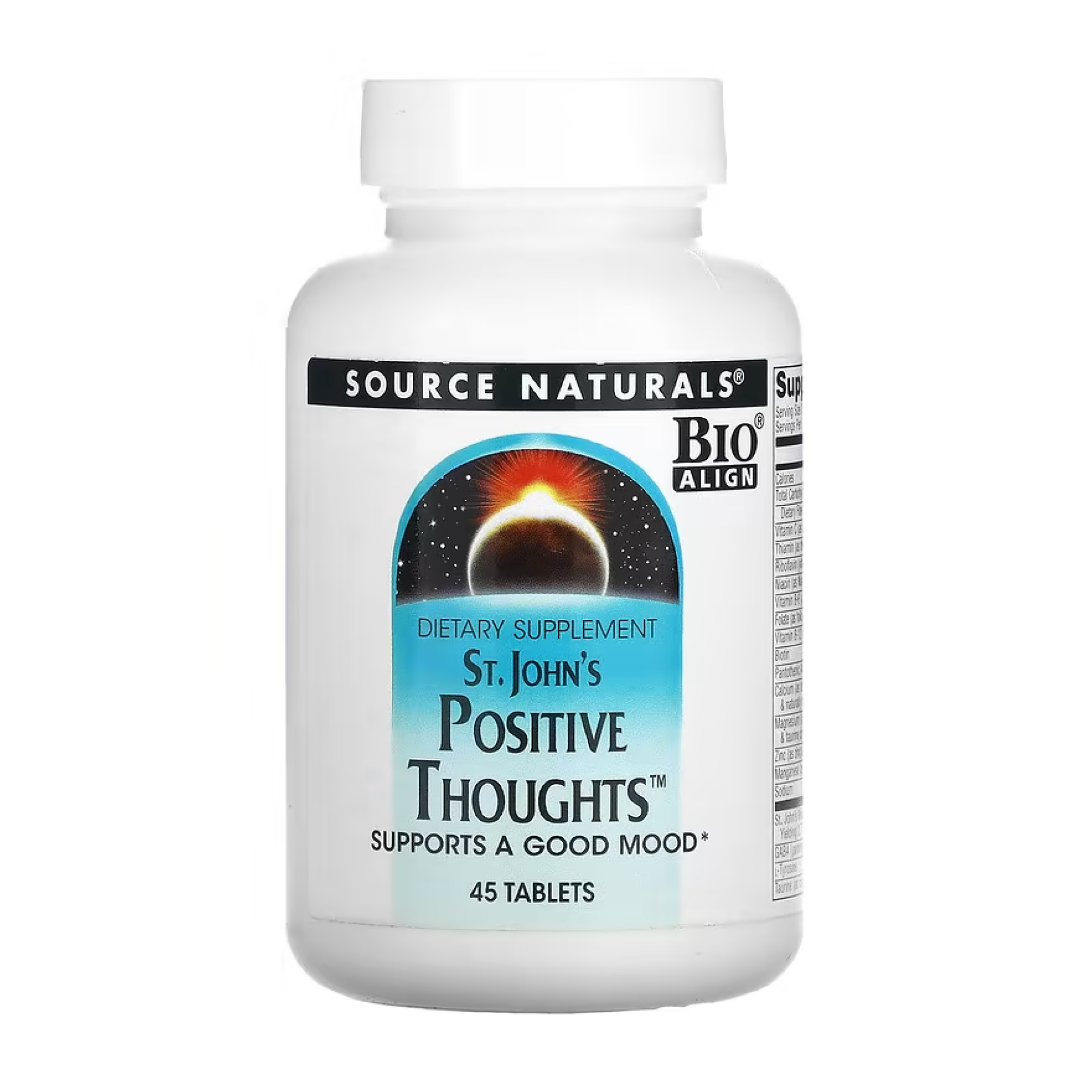 Source Naturals St. John's Positive Thoughts™ - 45 tabs 2023-10-4328