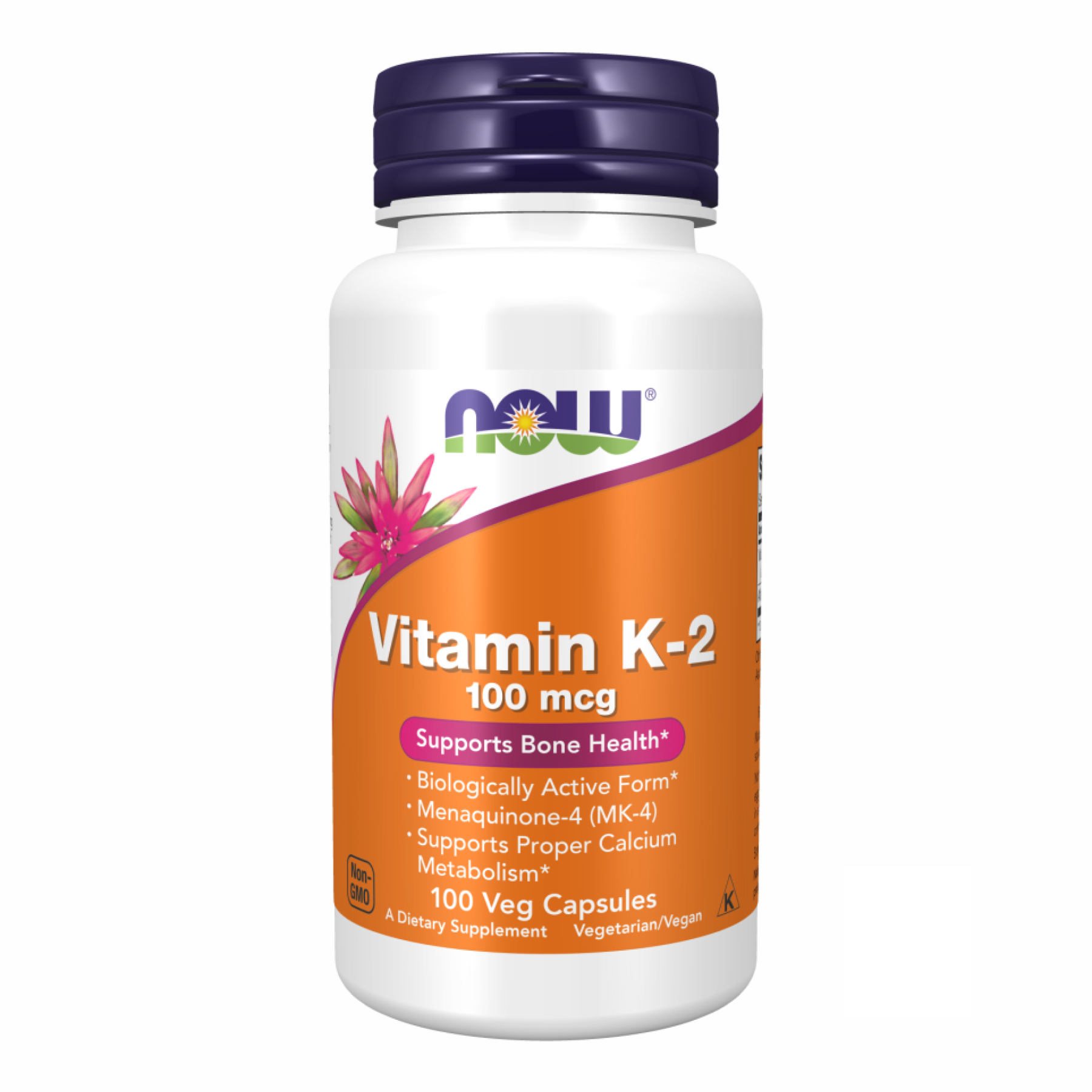 Now Foods Vitamin K-2 100mcg - 100 vcaps 2022-10-0460
