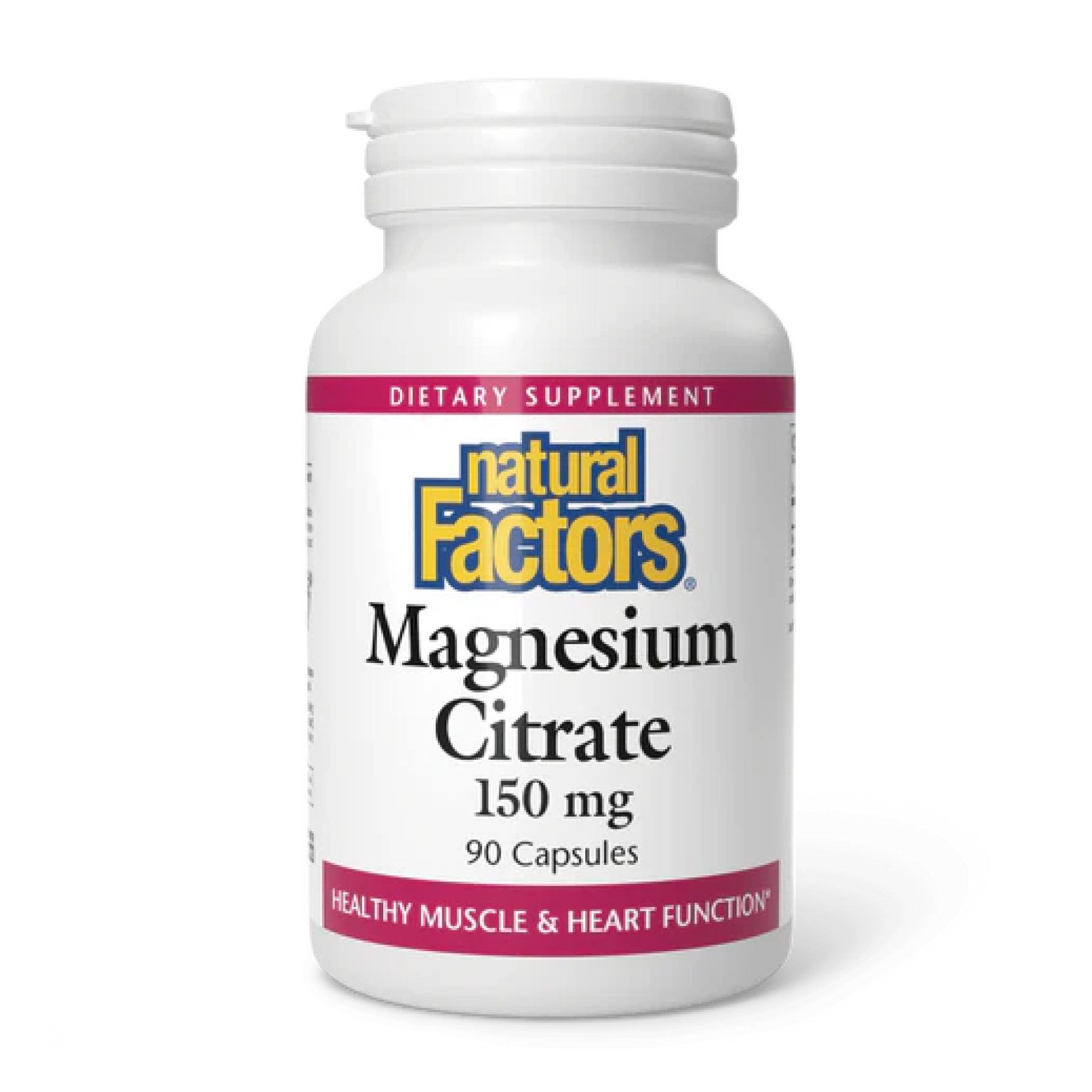 Natural Factors Magnesium Citrate 150mg - 90 caps 2023-10-3823