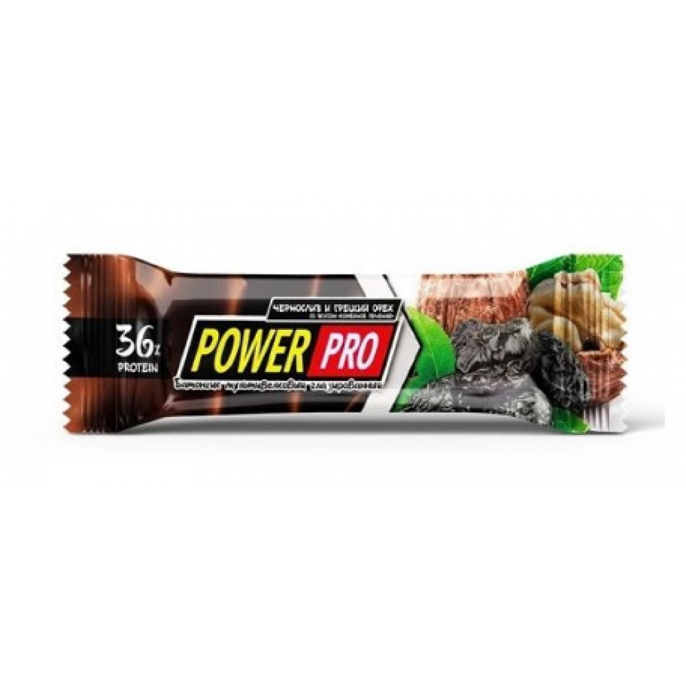 Power Pro Protein Bar Nutella 36% - 20x60g Prunes and Nuts 100-20-4641172-20