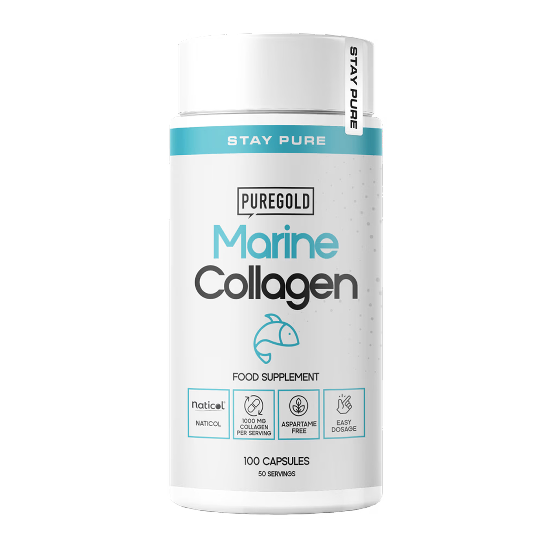Pure Gold Marine Collagen - 100 caps 2023-10-6074