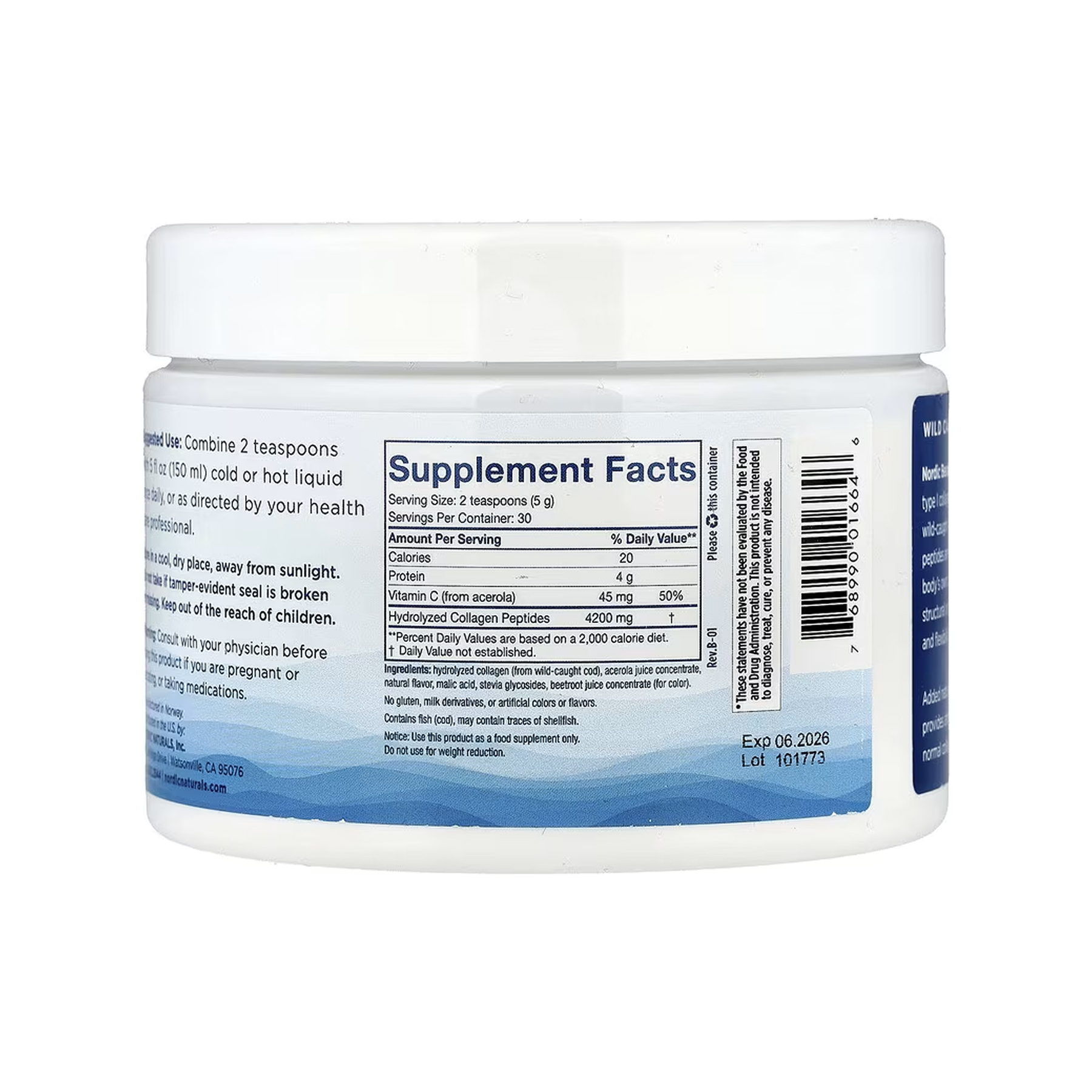 Nordic Naturals Marine Collagen - 150g 2023-10-6514