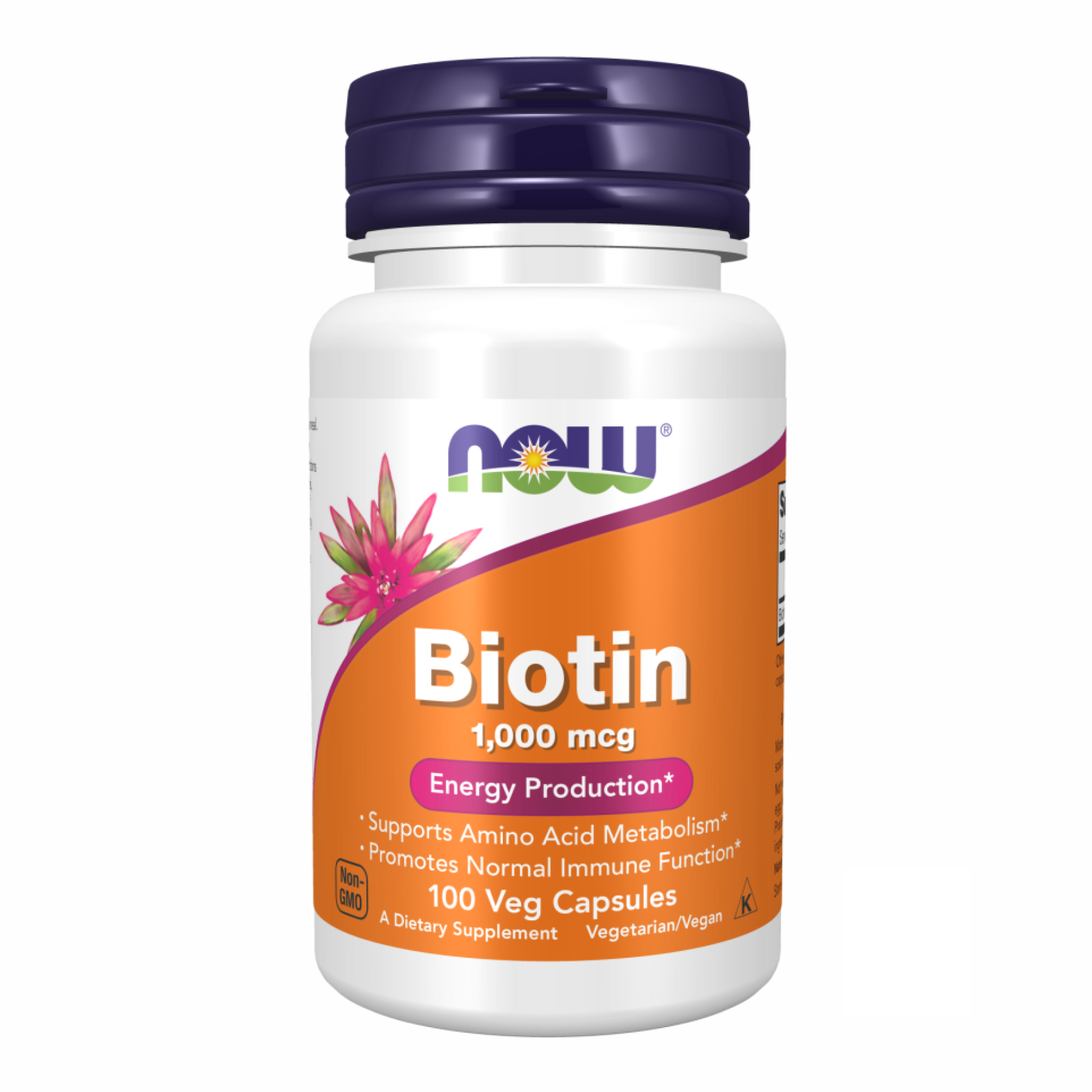 Now Foods BIOTIN 1000mcg - 100 vcaps 2022-10-0003
