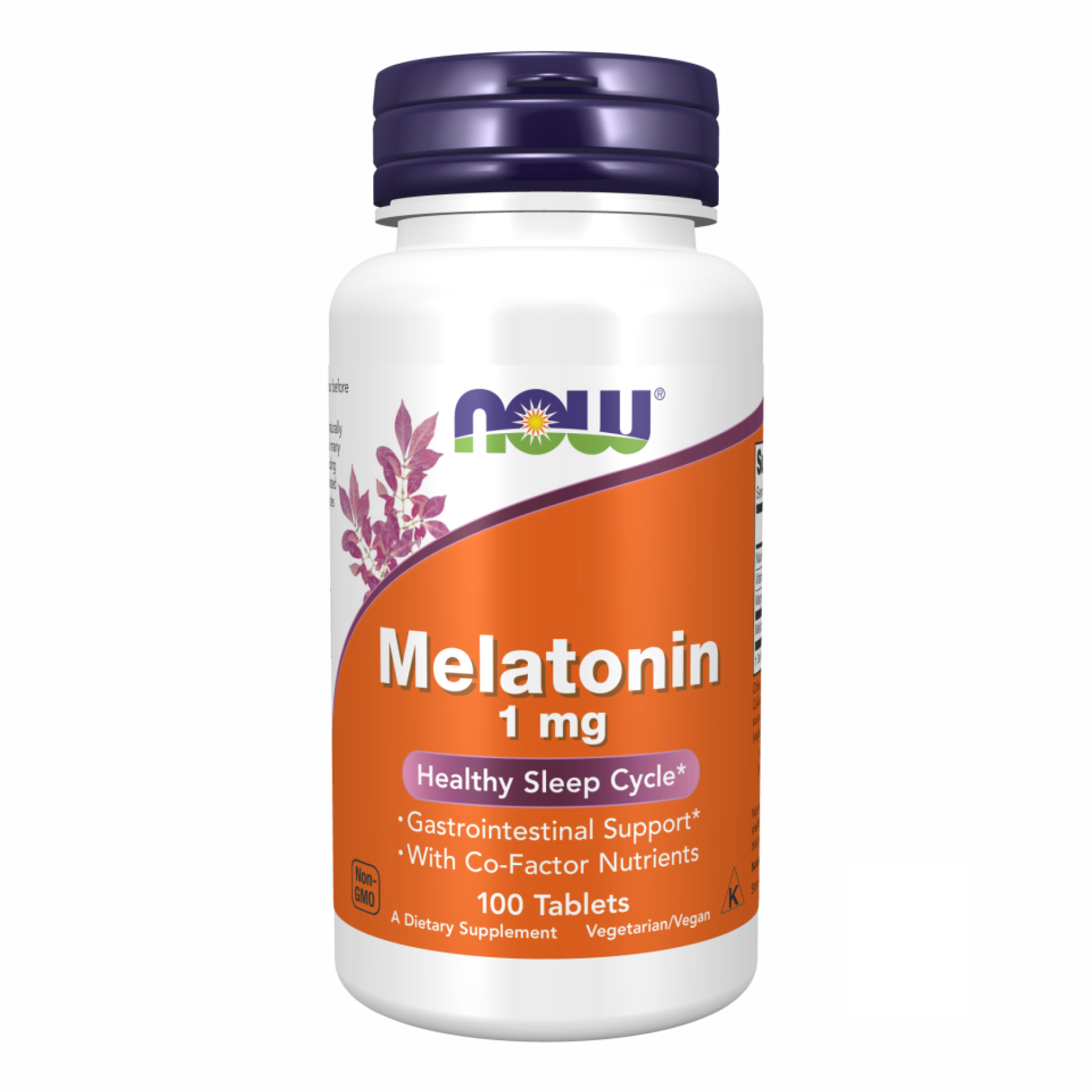 Now Foods Melatonin 1 mg - 100 tabs 2022-10-0100