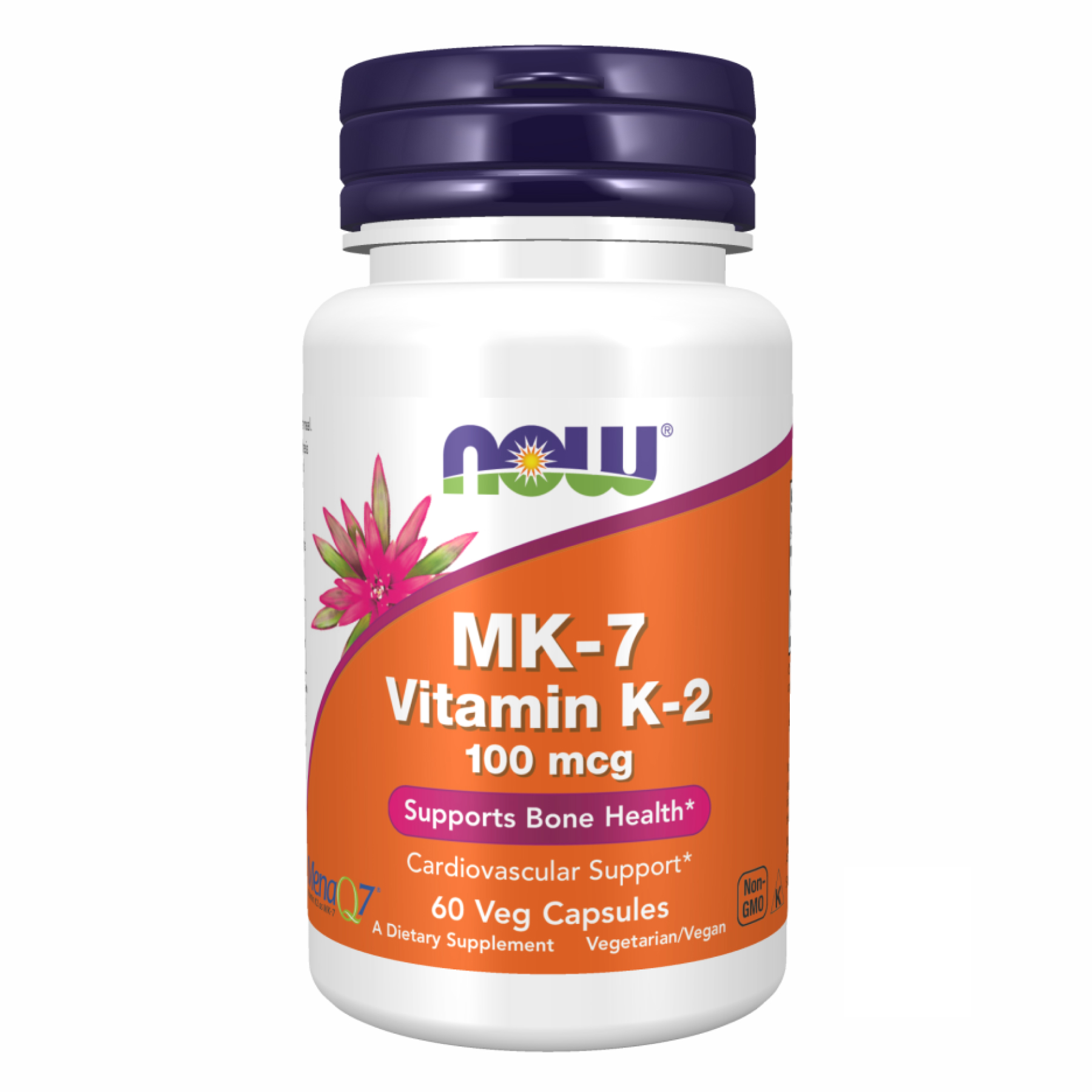 Now Foods Vitamin K-2 (MK7) 100 mcg - 60 vcaps 2022-10-0461