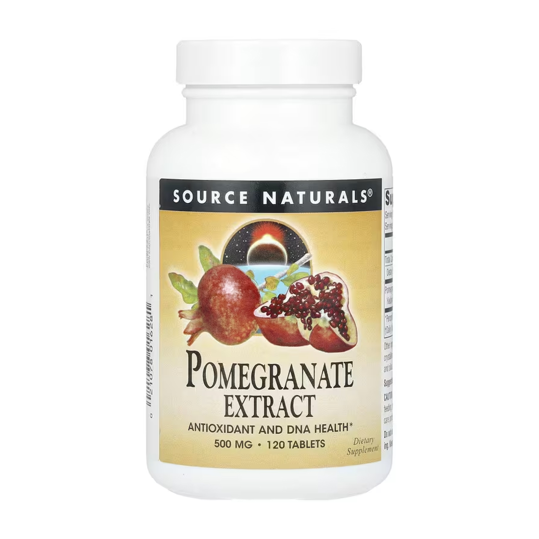 Source Naturals Pomegranate Extract 500mg - 120 tabs 2023-10-4628