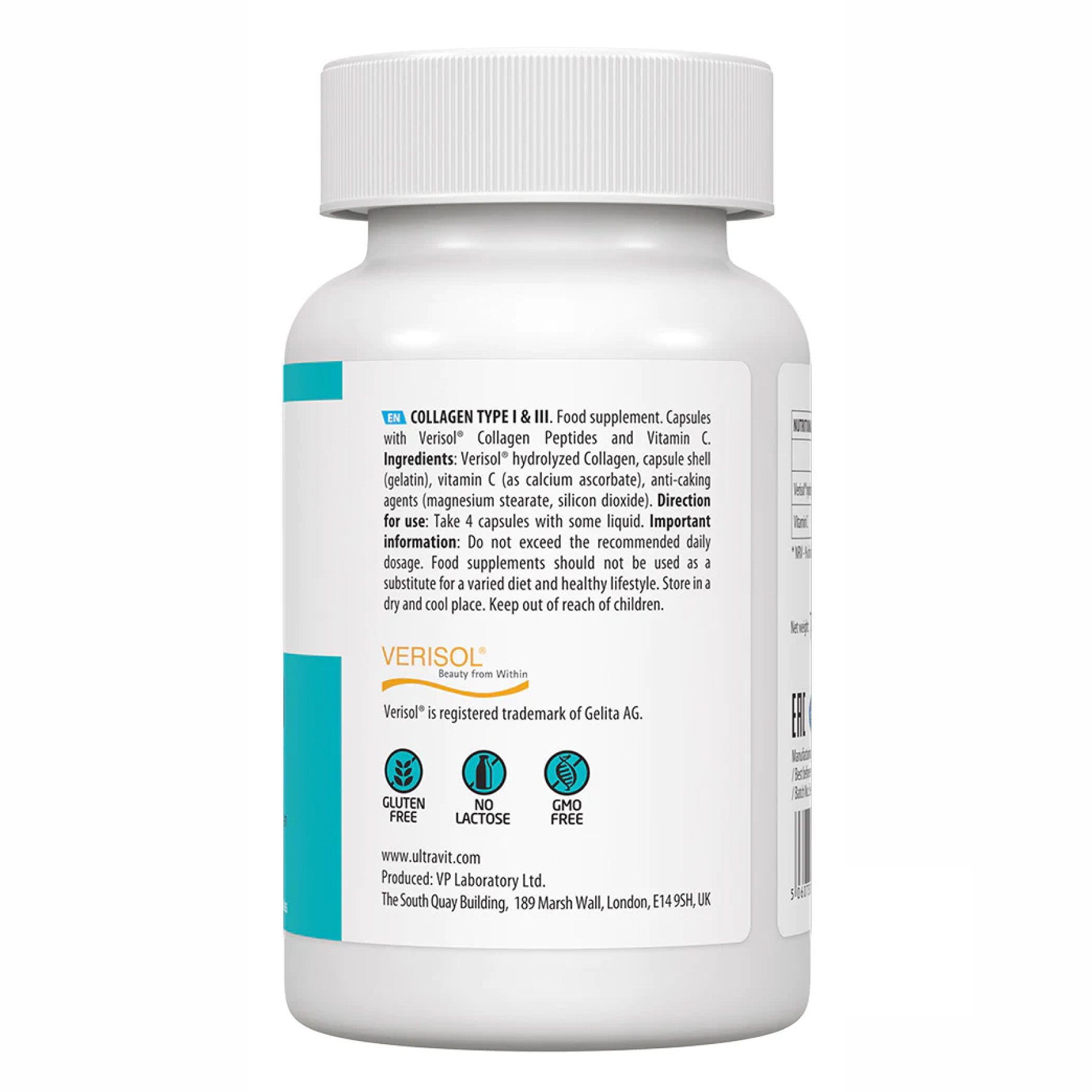 VPLab Collagen Type I & III - 120 caps 2022-10-0502