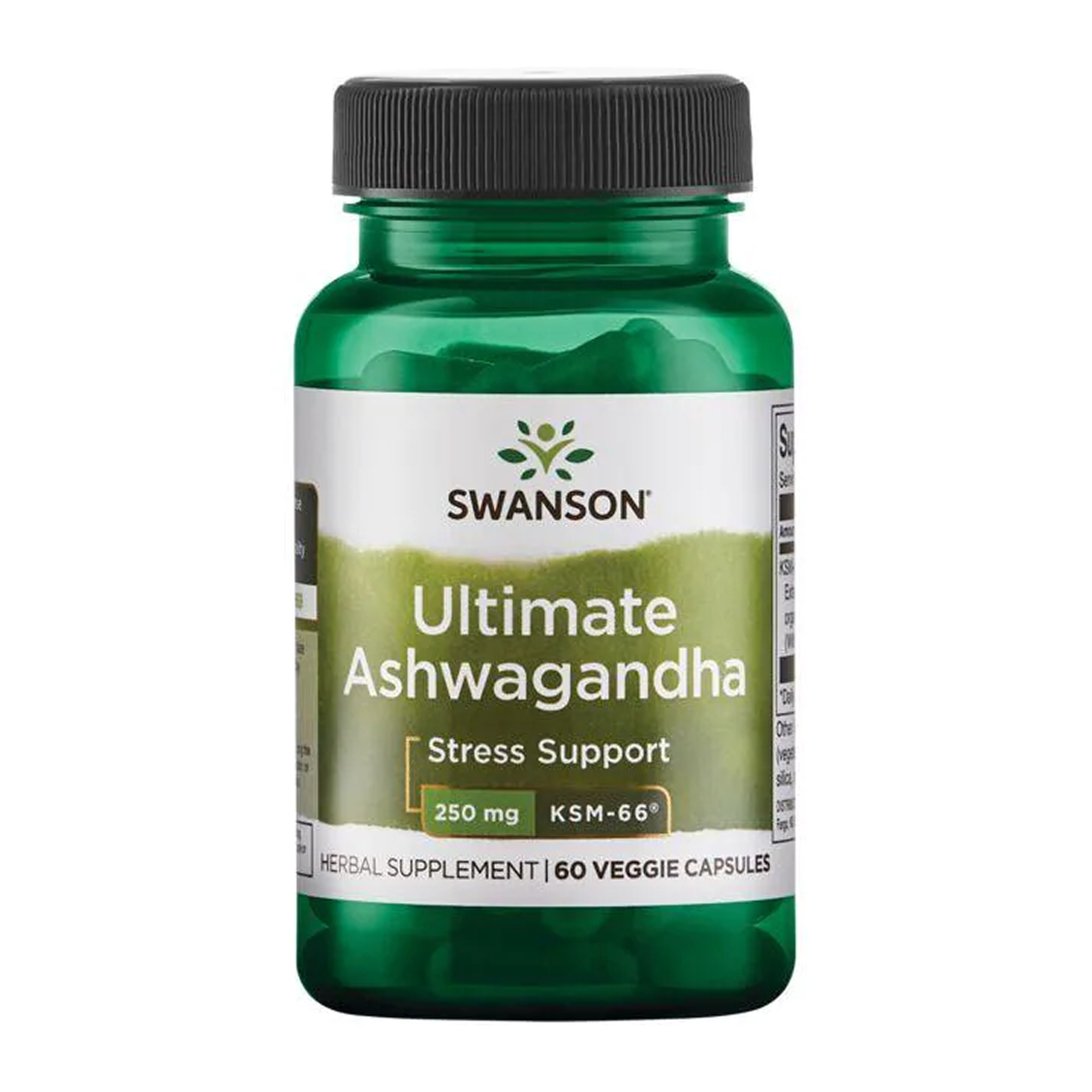 Swanson Ultimate Ashwagandha 250 mg - 60veg caps 100-36-2149892-20